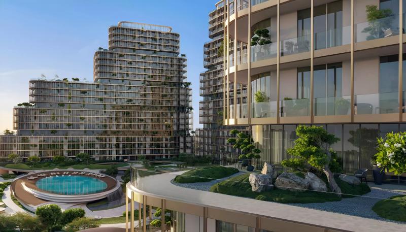 Hado by Beyond exterior building facade, Dubai Islands
