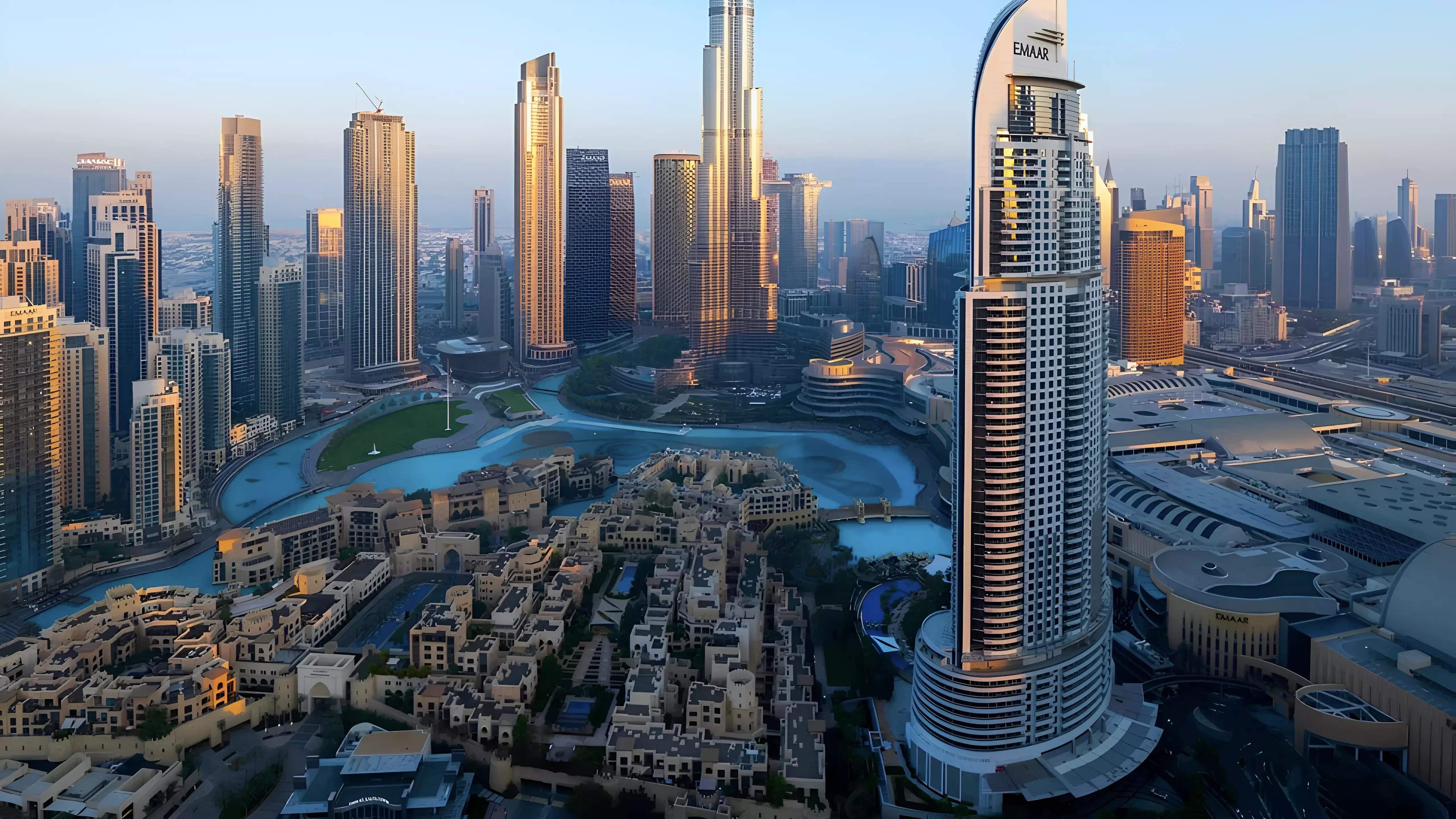 Euphoric Residences tower exterior render in Downtown Dubai