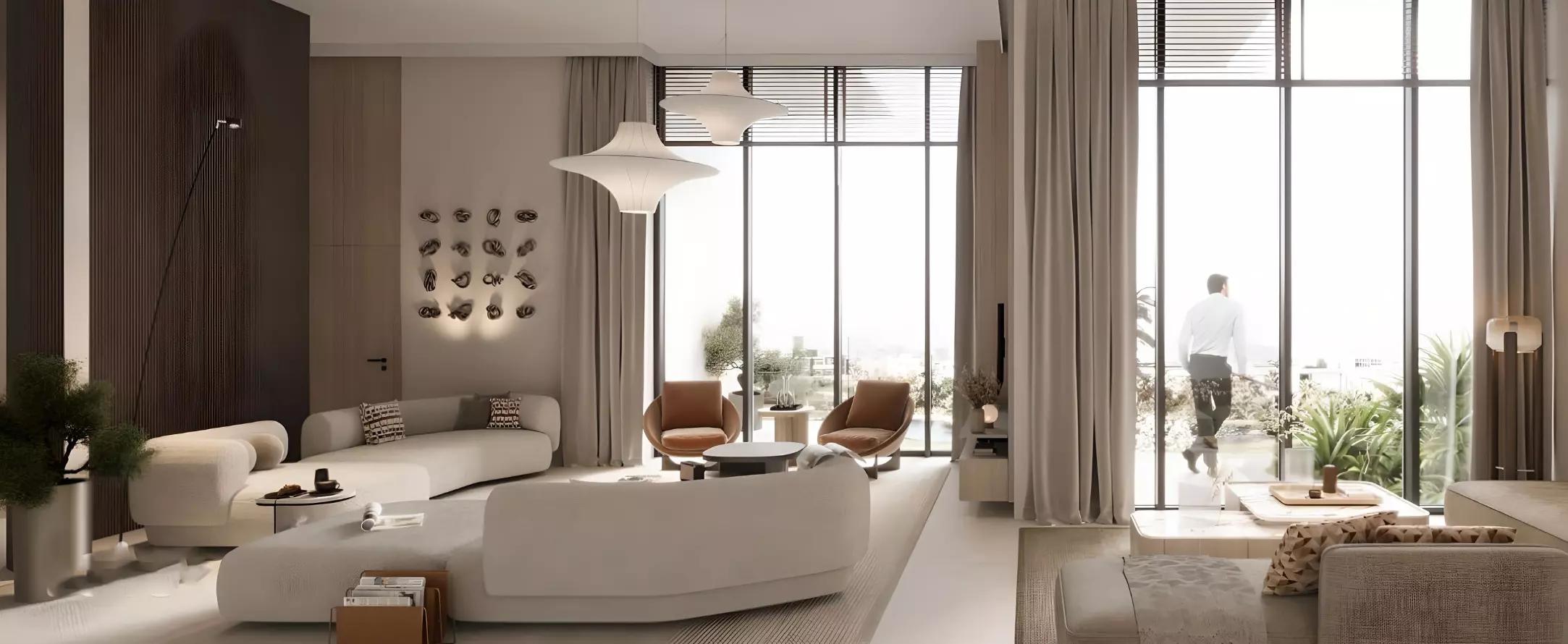 One B Tower building elevation and glass detailing, Business Bay, Dubai