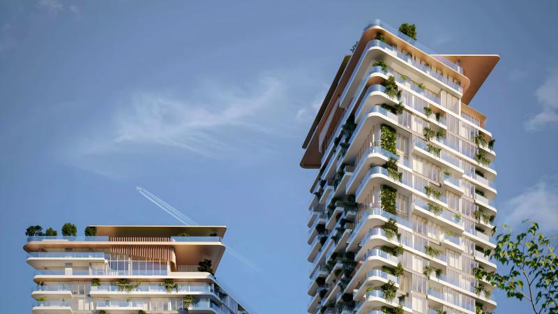 Soulever exterior tower view, Dubai Maritime City, Dubai
