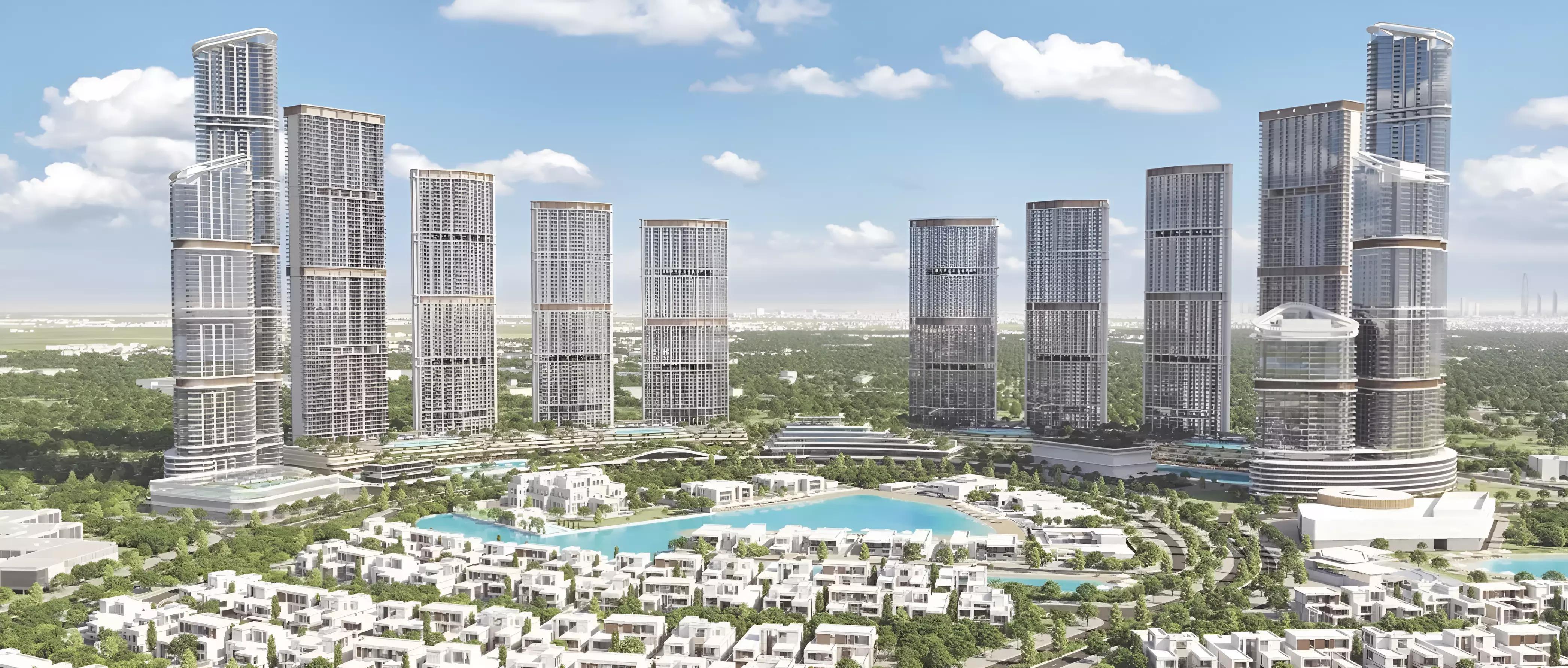 Green Vistas exterior facade at Sobha Hartland II, Dubai