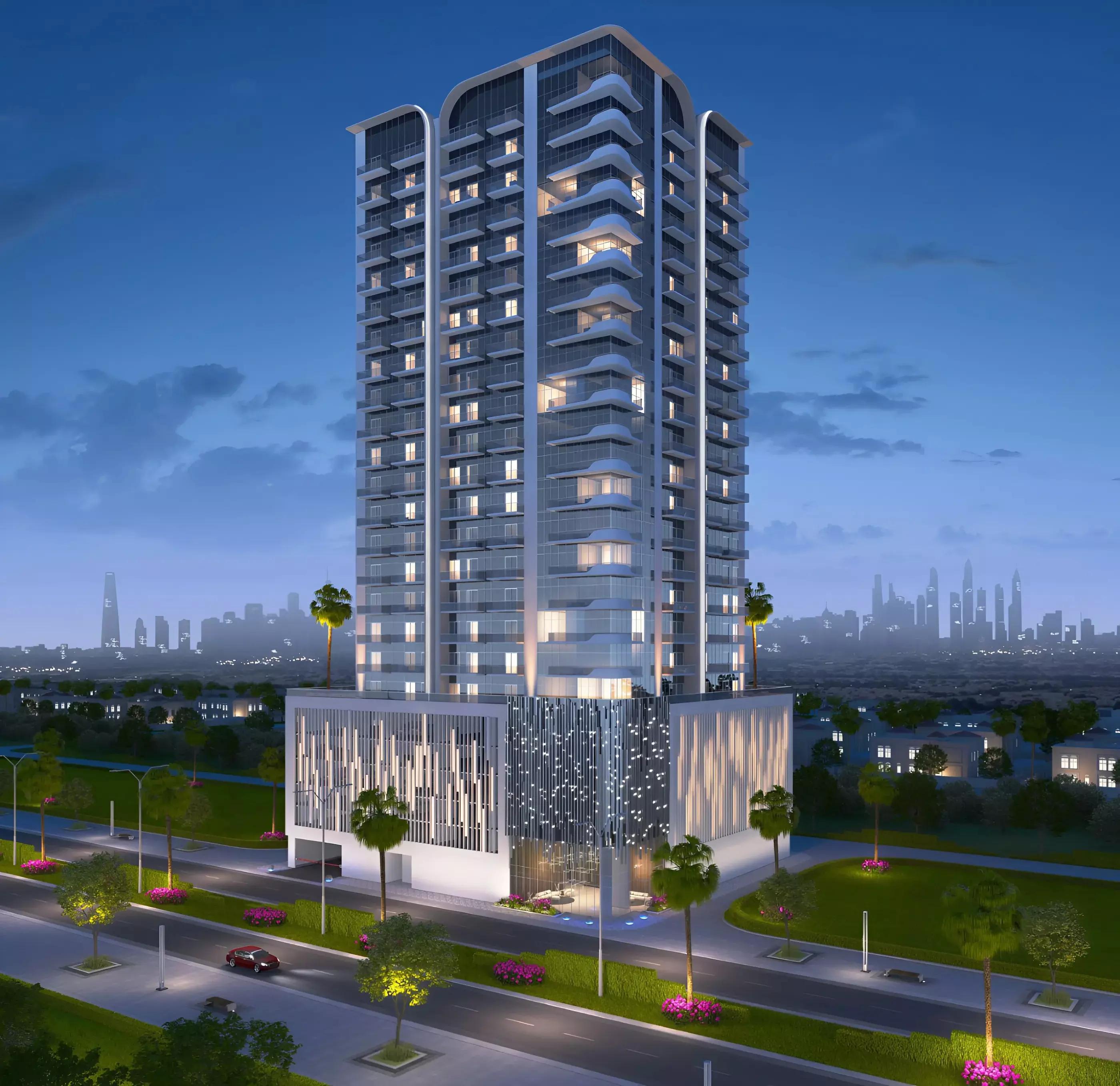 Leven Residences infinity pool deck overlooking the community