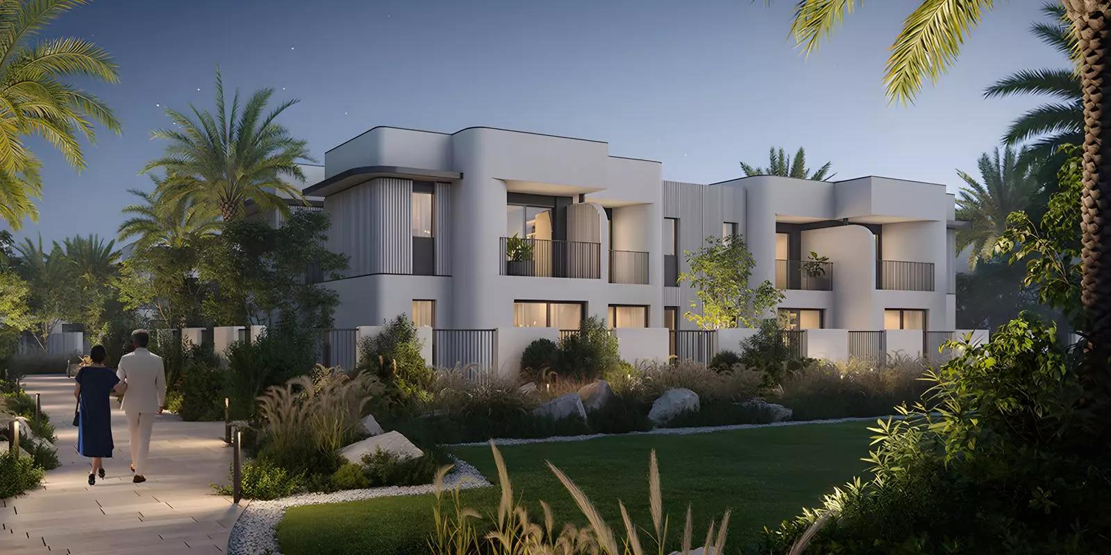 Anya townhouse exterior facade at Arabian Ranches 3, Dubai