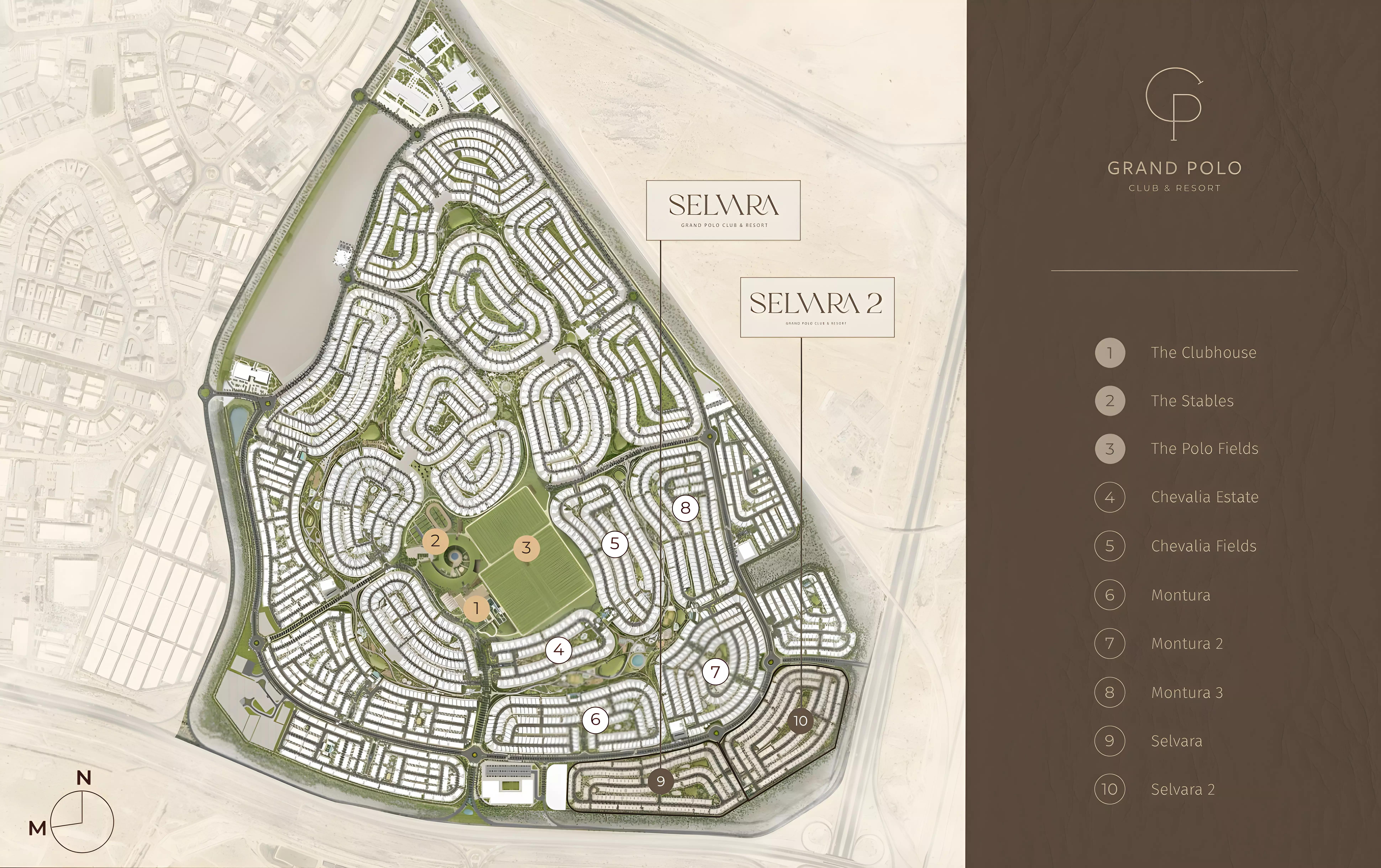 Selvara Phase 2 master plan layout, Dubai Investment Park 2