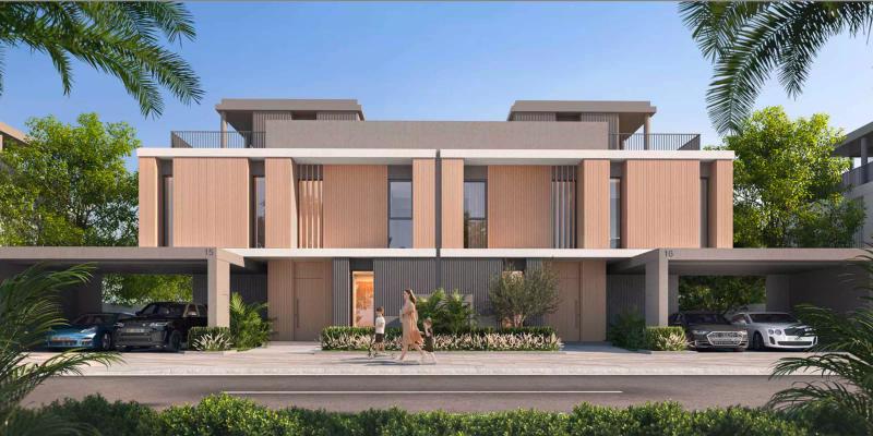 Fairway Villas Phase 3 exterior view at Emaar South, Dubai