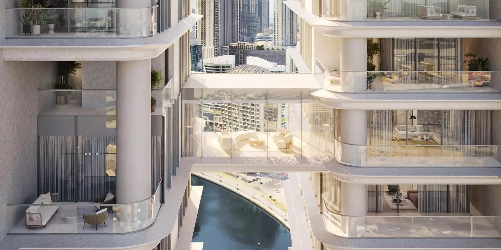 Vela Viento tower exterior in Business Bay, Dubai