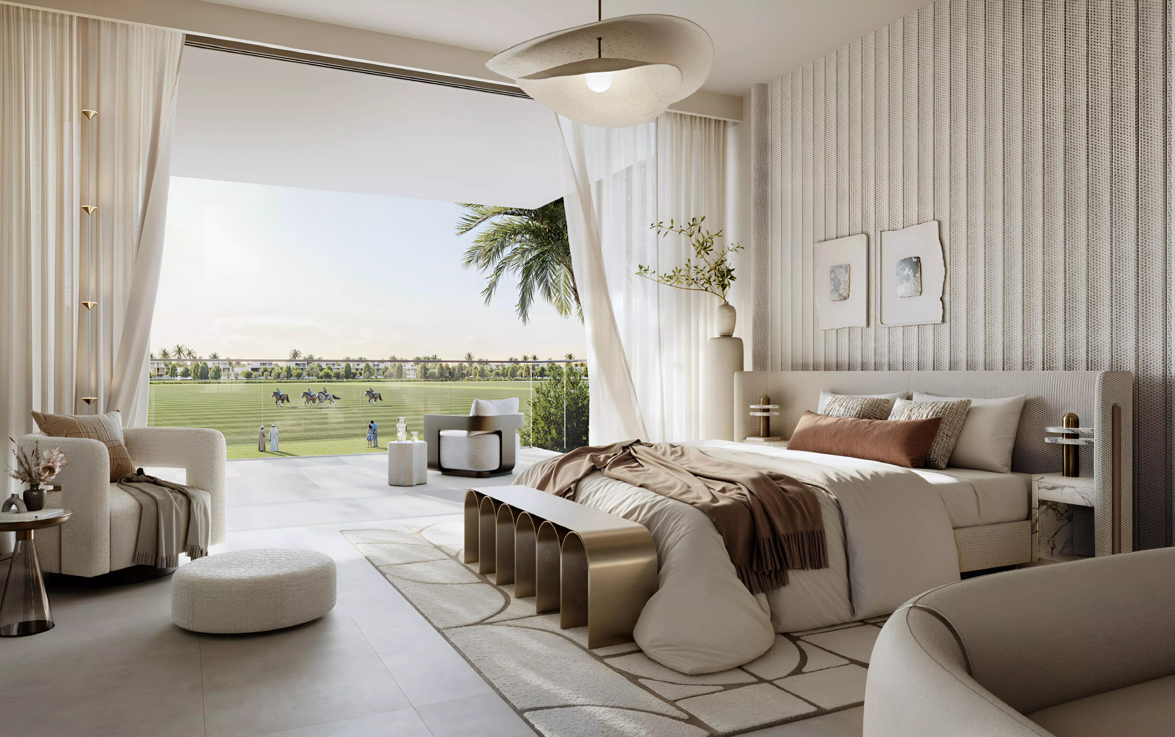 Chevalia Fields villa garden and landscaping, Grand Polo Club & Resort, Dubai