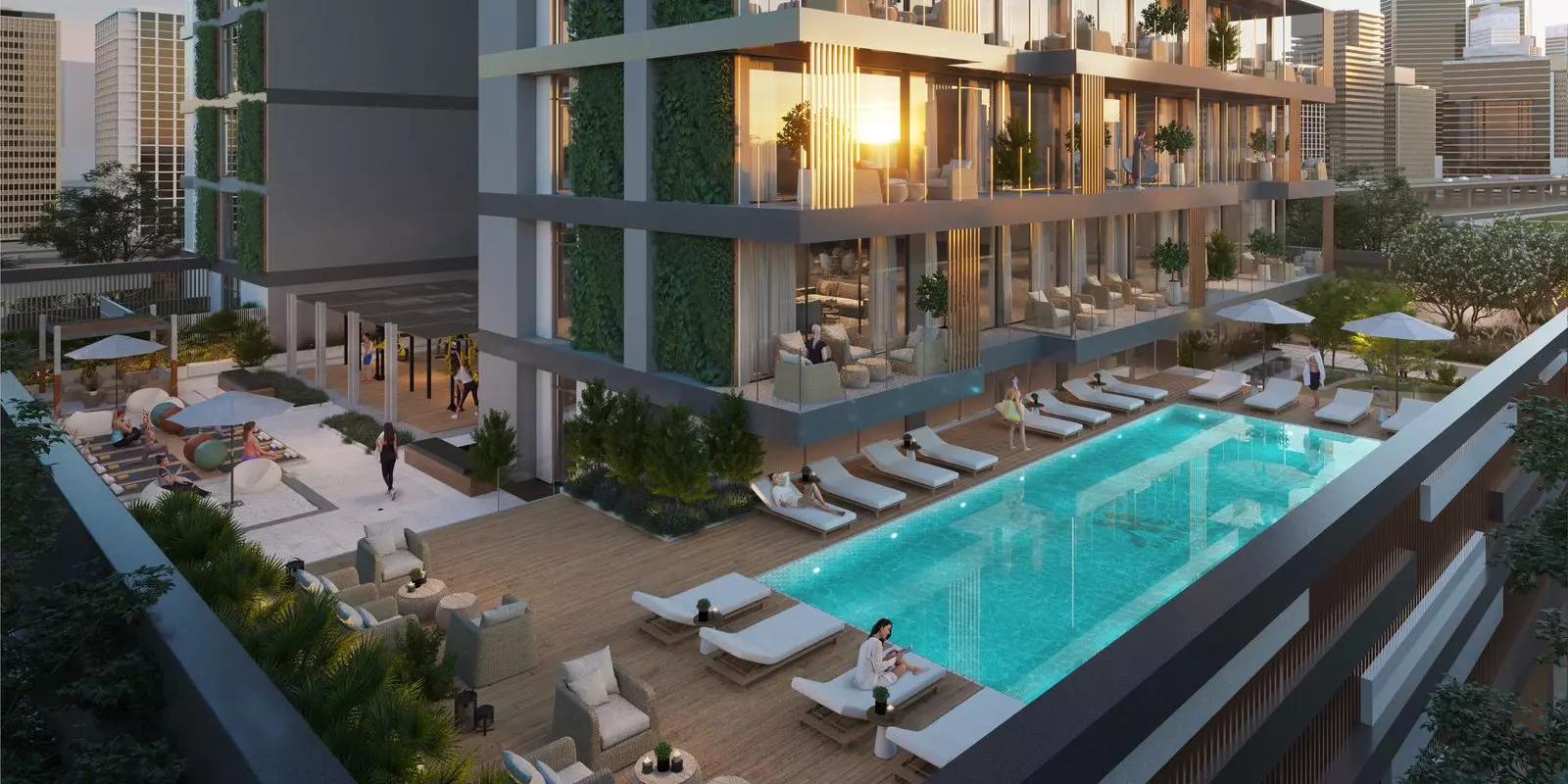 Gymnasium interior at Marriott Residences by Octa, Business Bay