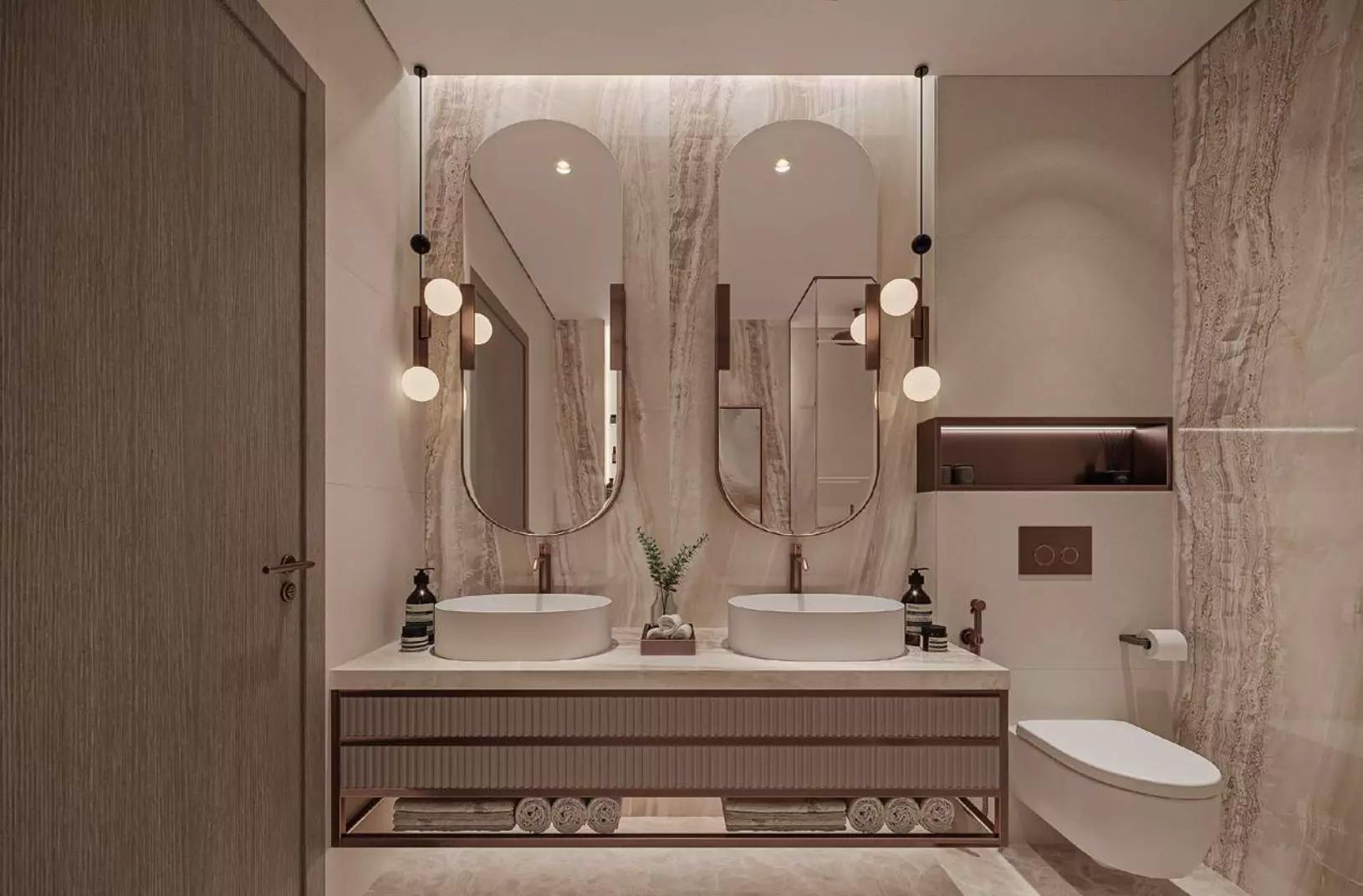One Sky Park interior apartment living space, JVC, Dubai