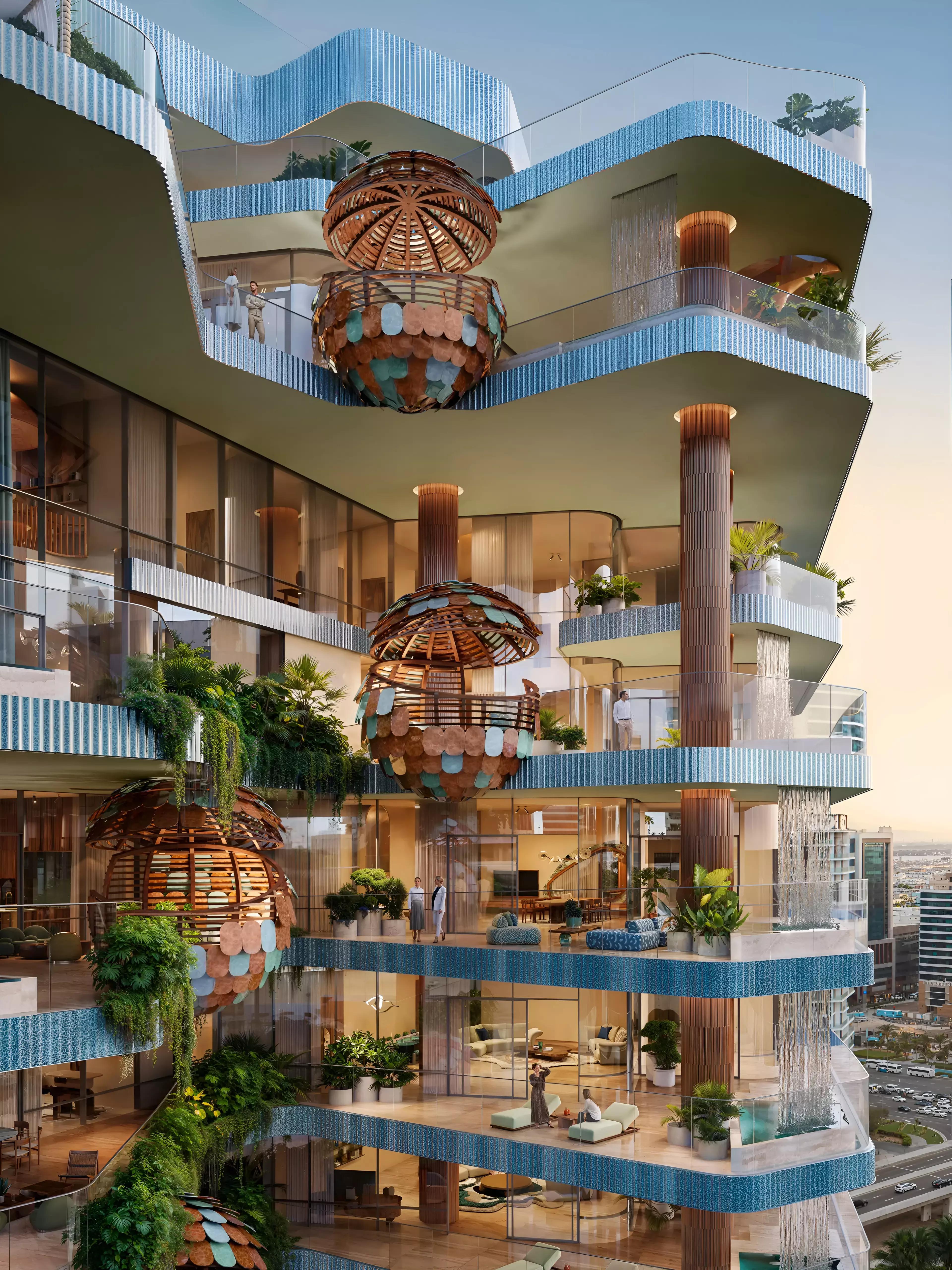 Eywa Way of Water masterplan and site layout, Business Bay, Dubai