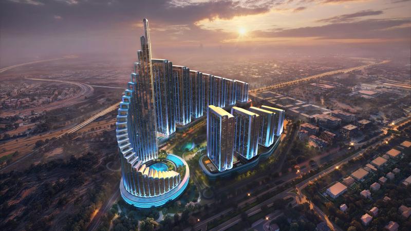 Maybach Ultimate Luxury tower exterior, Nad Al Sheba, Dubai
