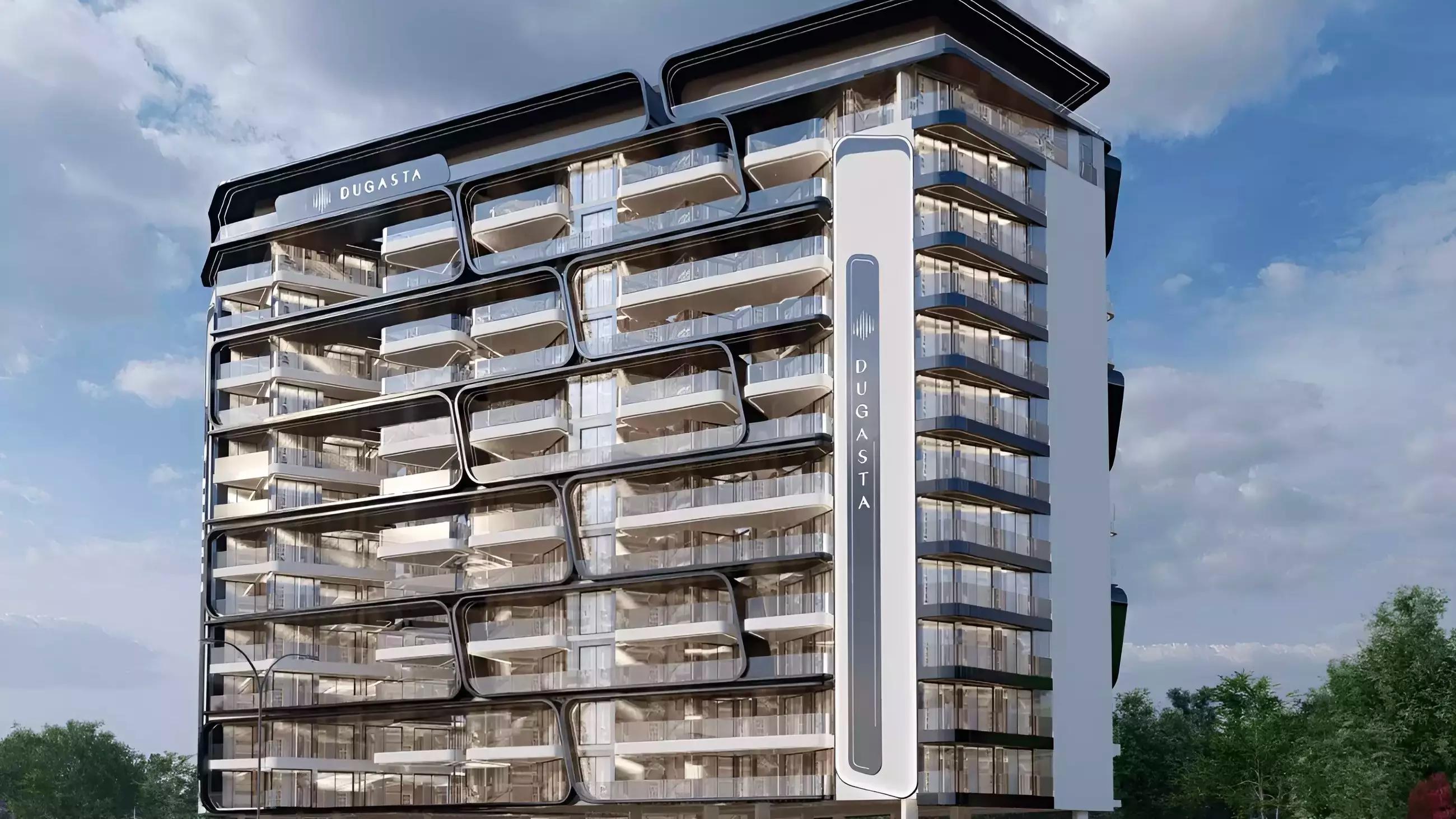 Terra Tower residential interior render, Dubai Land Residence Complex