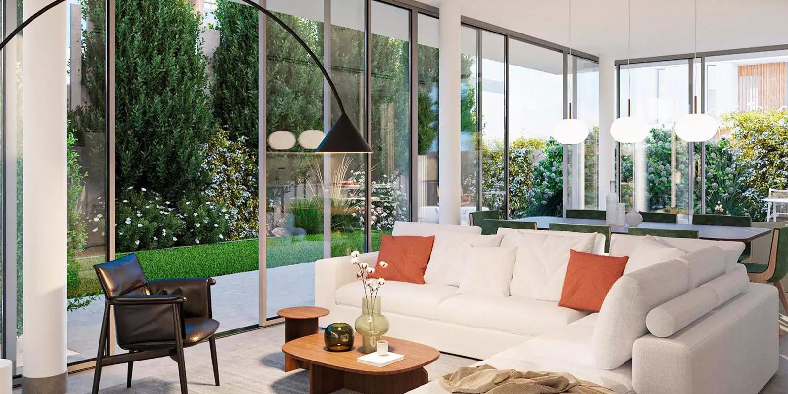 June villa living space interior, Arabian Ranches 3, Dubai