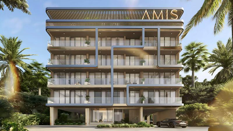 Derby Heights building exterior render in District 11, Mohammed Bin Rashid City, Dubai