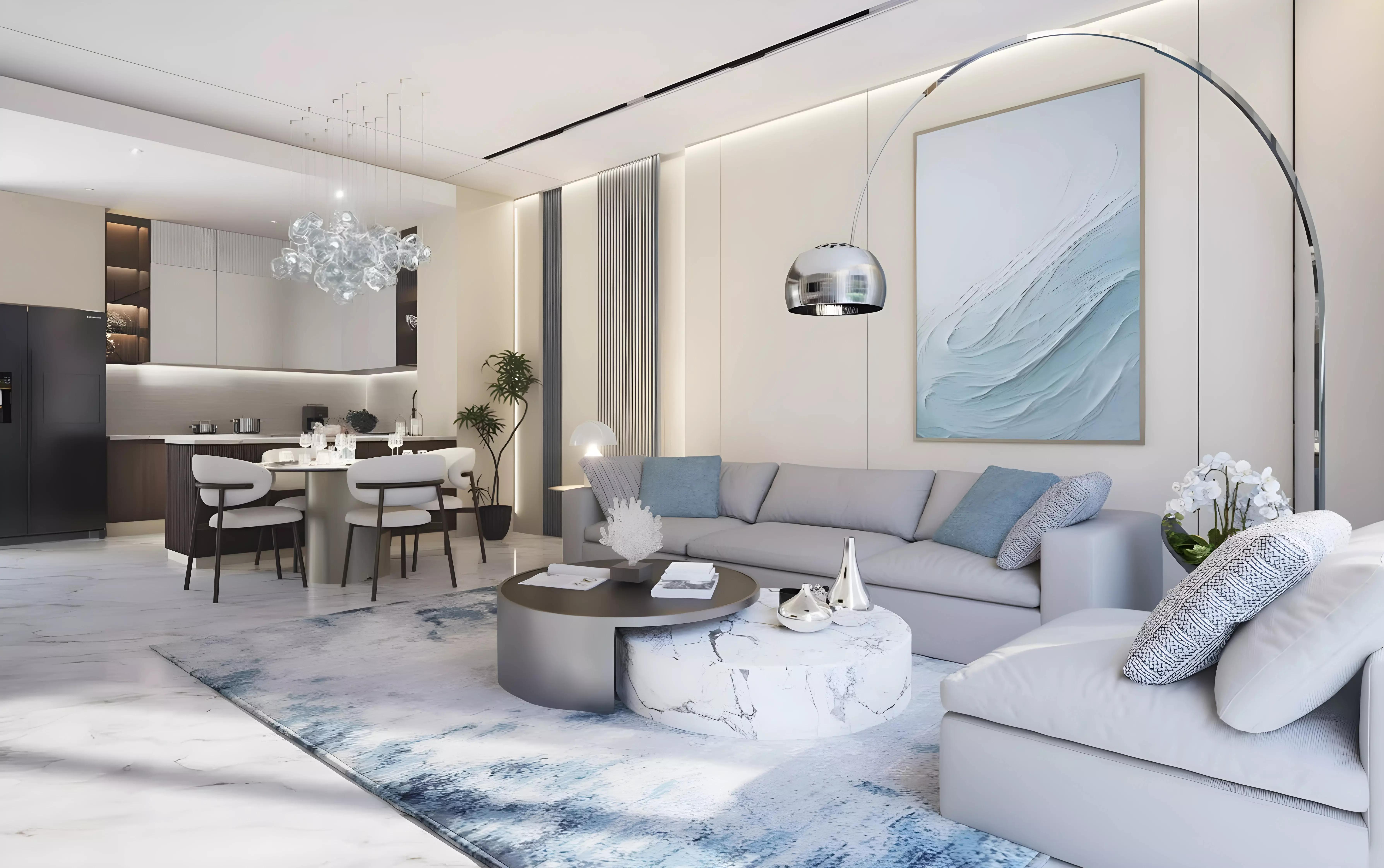 Ocean Bay by Samana tower exterior view, Dubai Islands, Dubai
