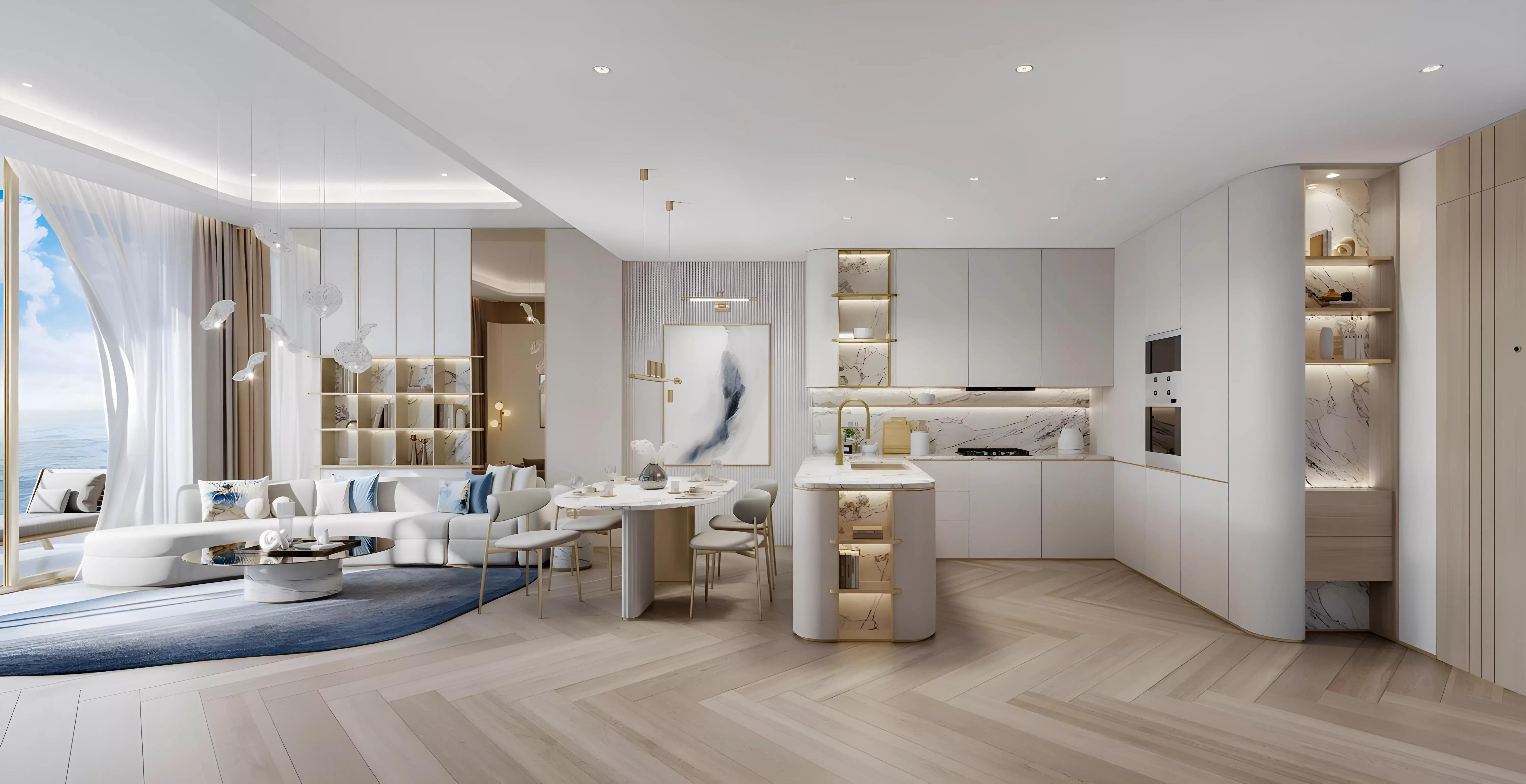 Sunset Bay Phase 3 exterior building facade, Dubai Islands