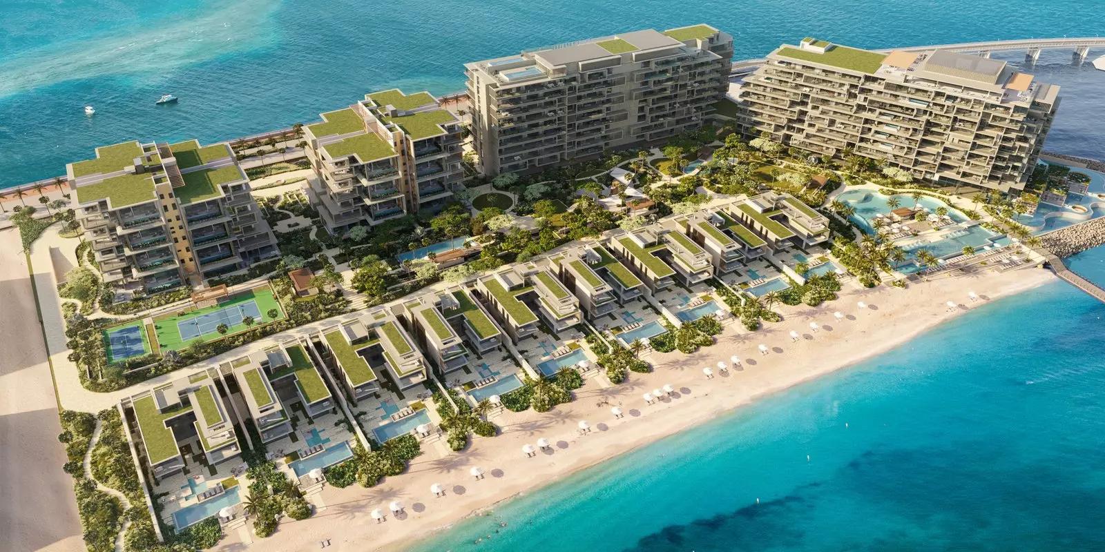 Six Senses Residences living area interior, Palm Jumeirah, Dubai