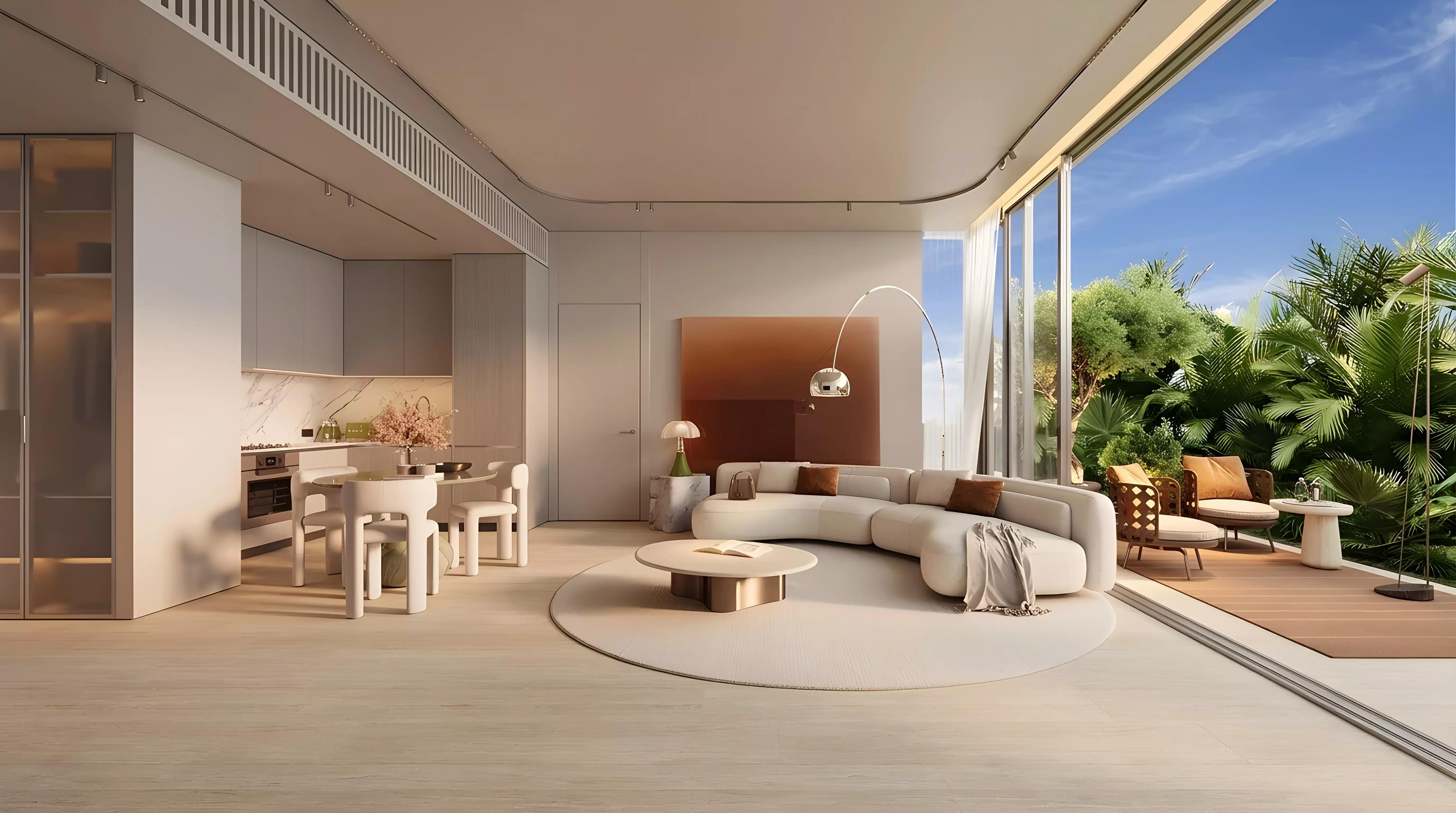Le Chateau Piétrus building exterior view, Dubai Islands