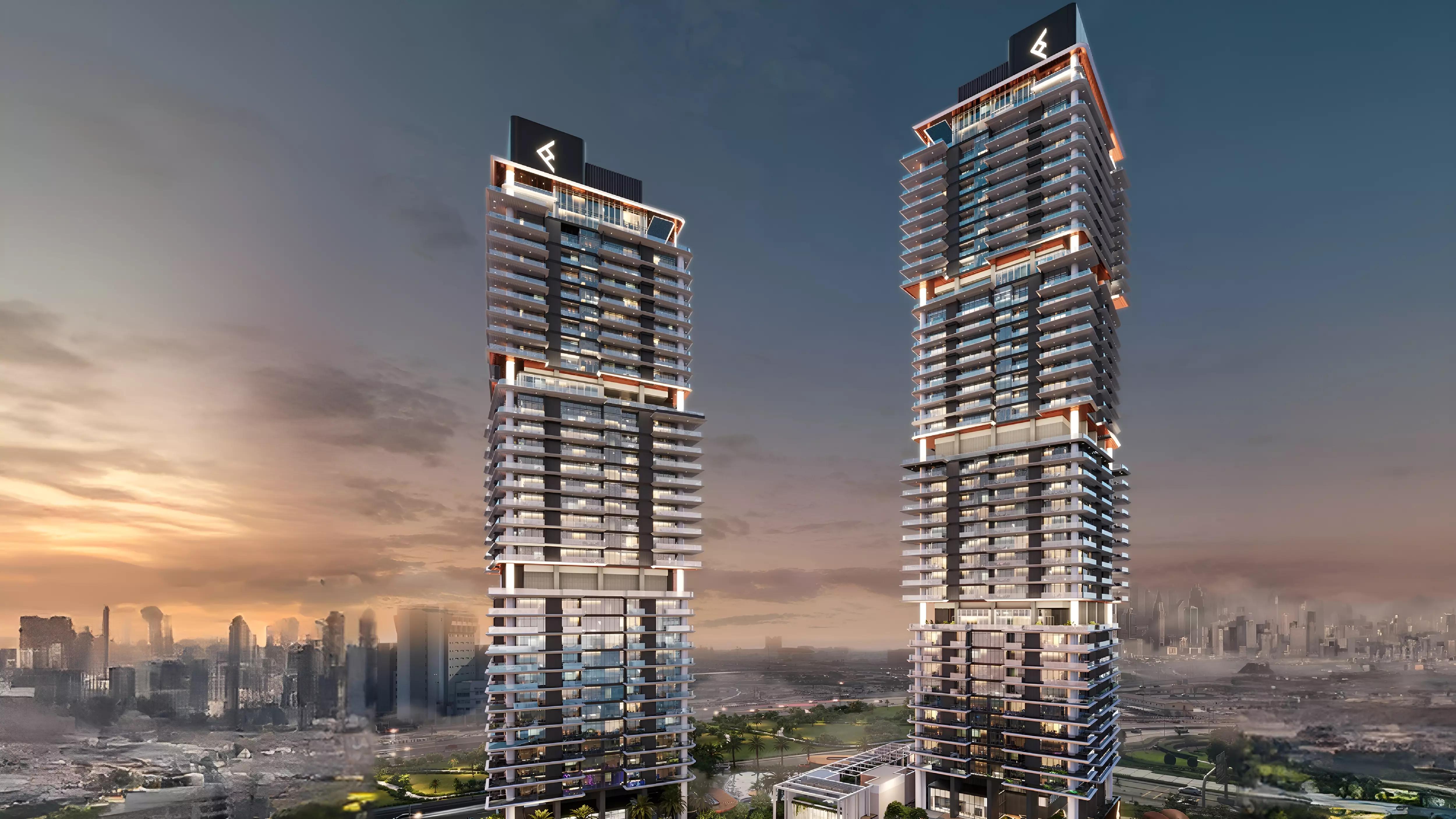 Mercer House exterior tower view, Uptown Dubai, Jumeirah Lake Towers
