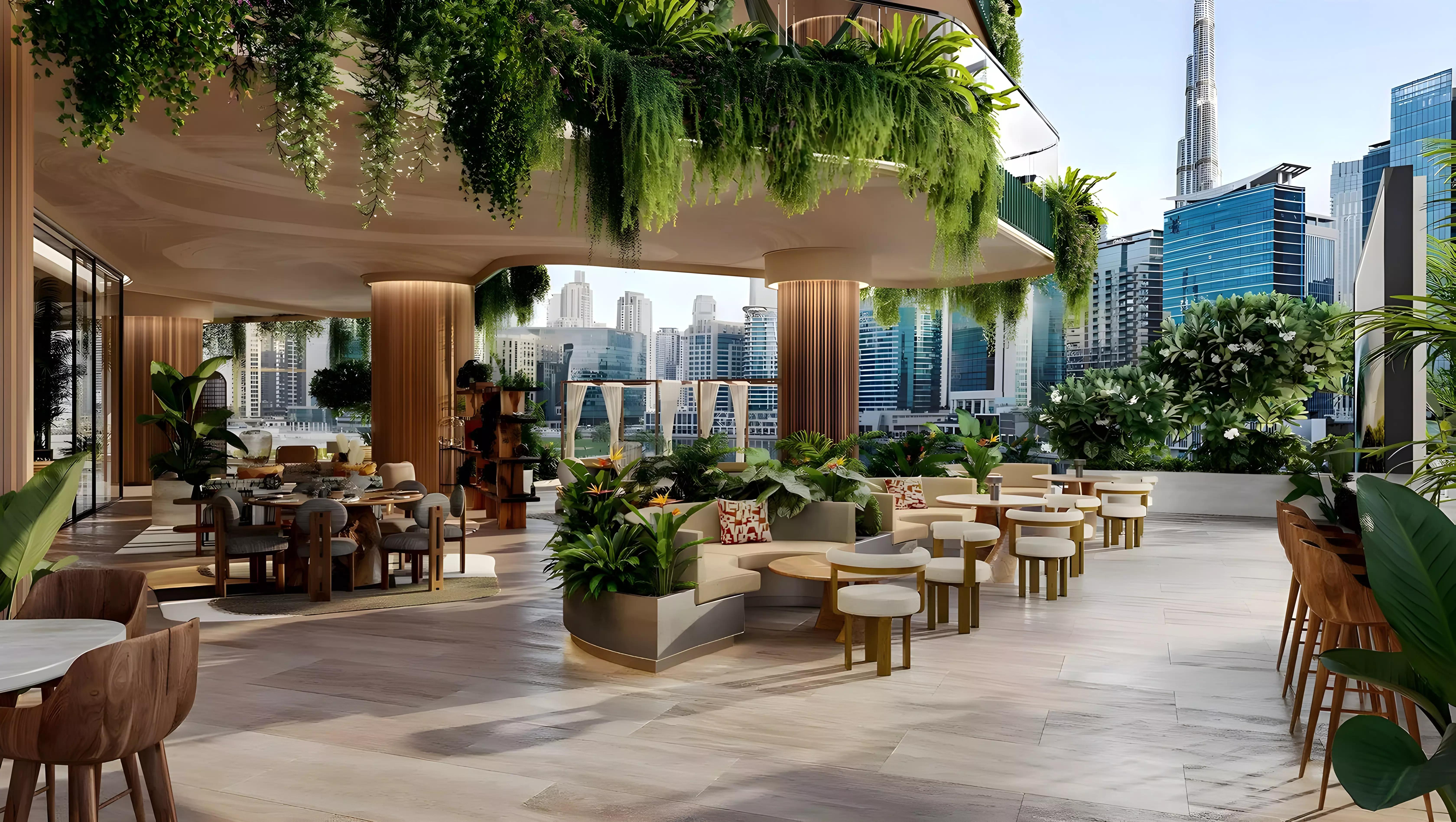 Eywa 2 apartment interior living space with city view