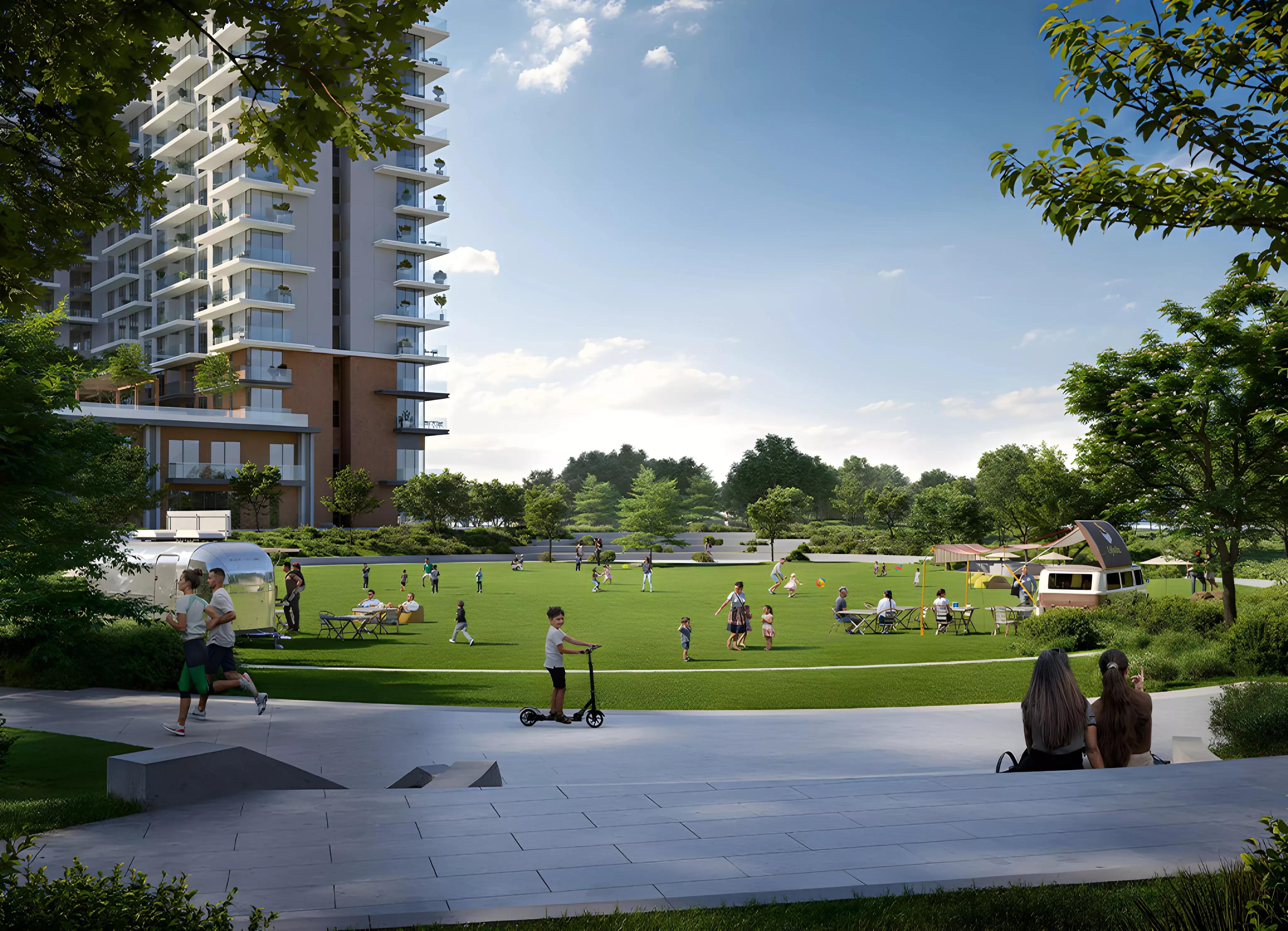 Vida Residences Hillside gymnasium interior, Dubai Hills Estate