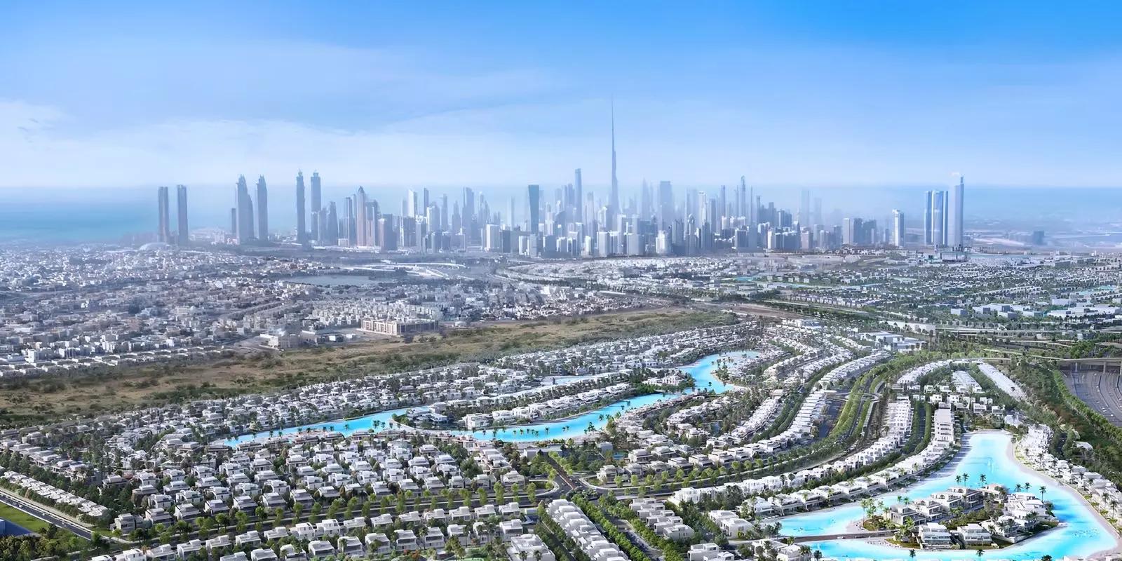 District One West Phase 2 community landscaping, MBR City, Dubai