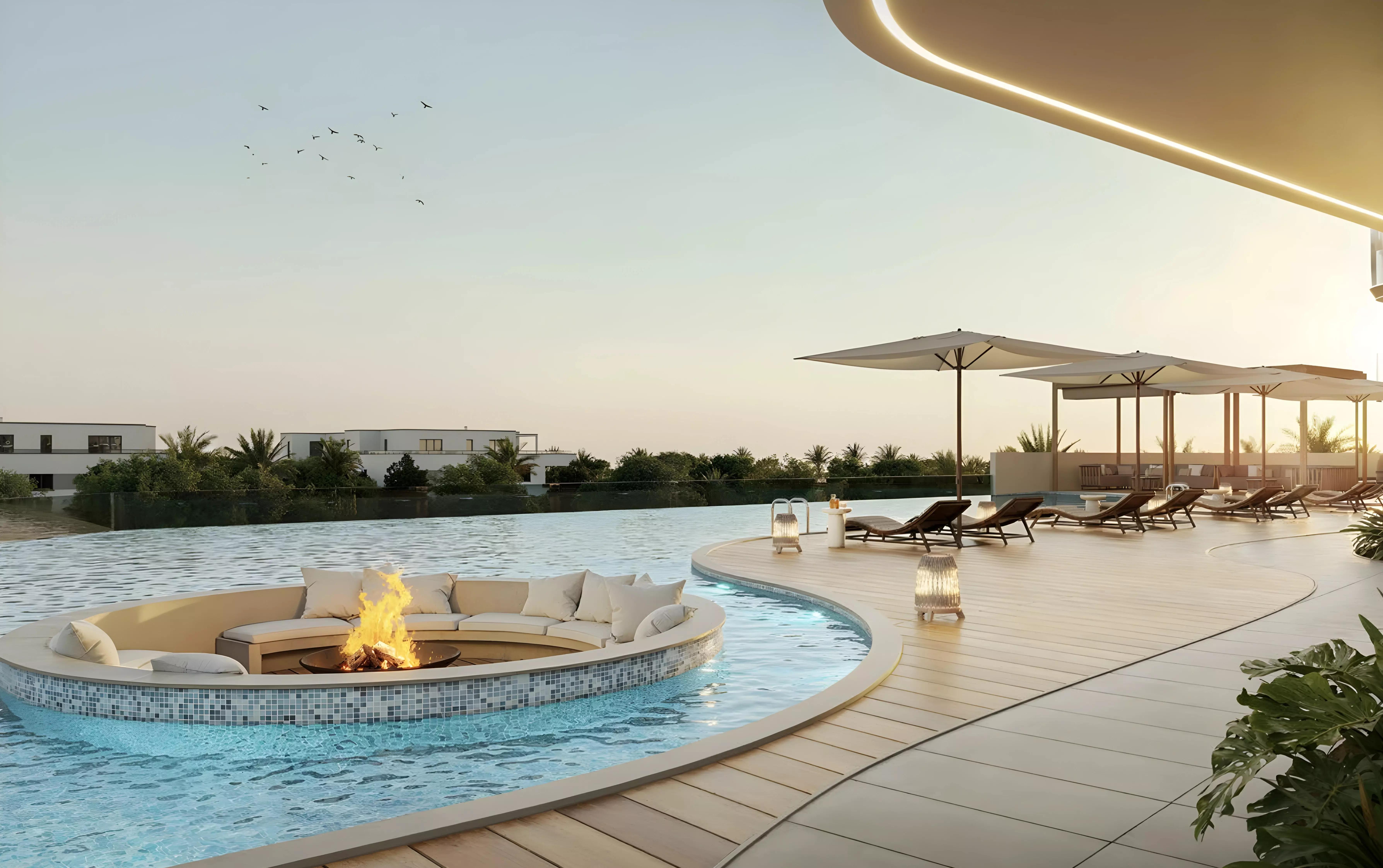 Ocean Bay by Samana tower exterior view, Dubai Islands, Dubai