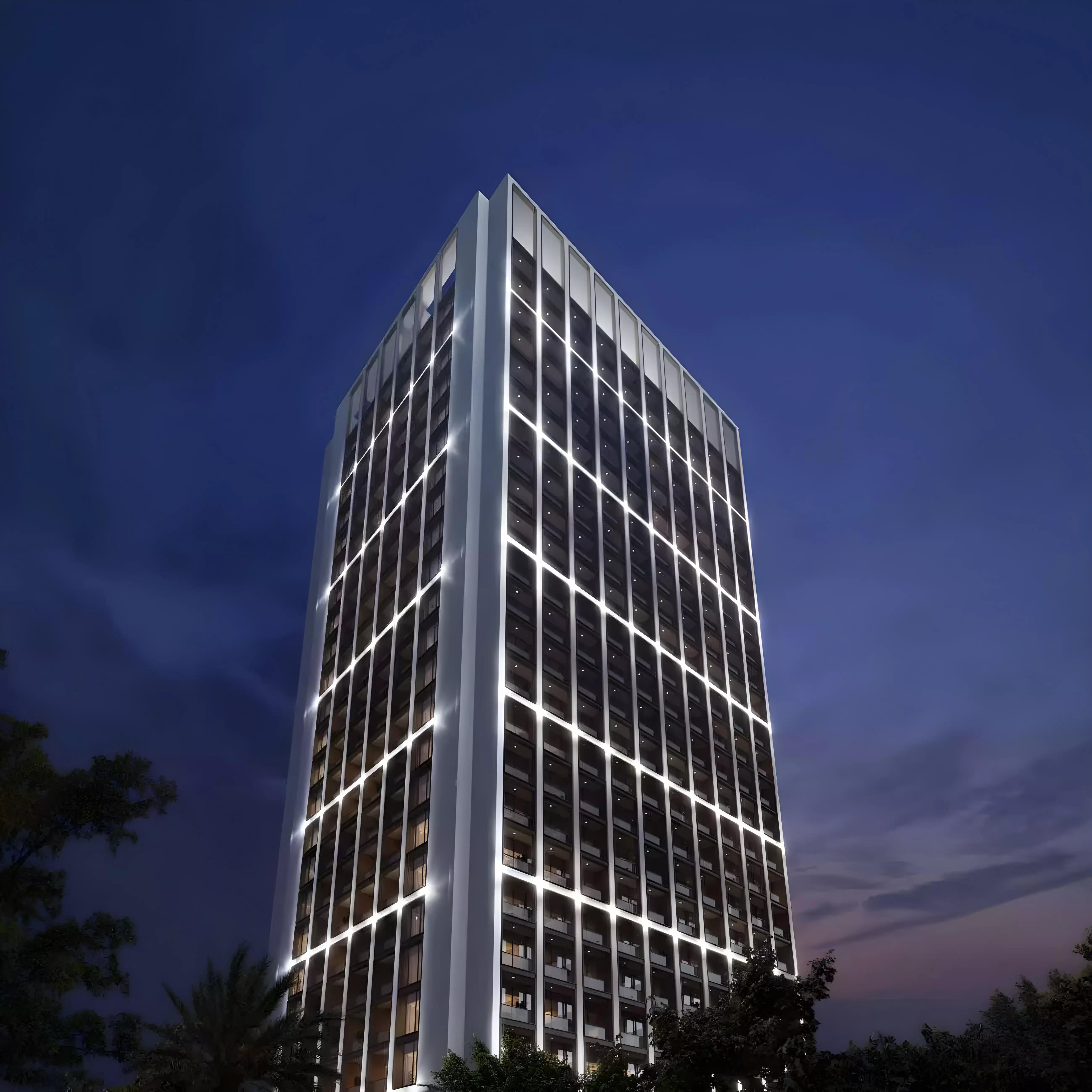 Binghatti Twilight interior apartment view, Al Jaddaf, Dubai