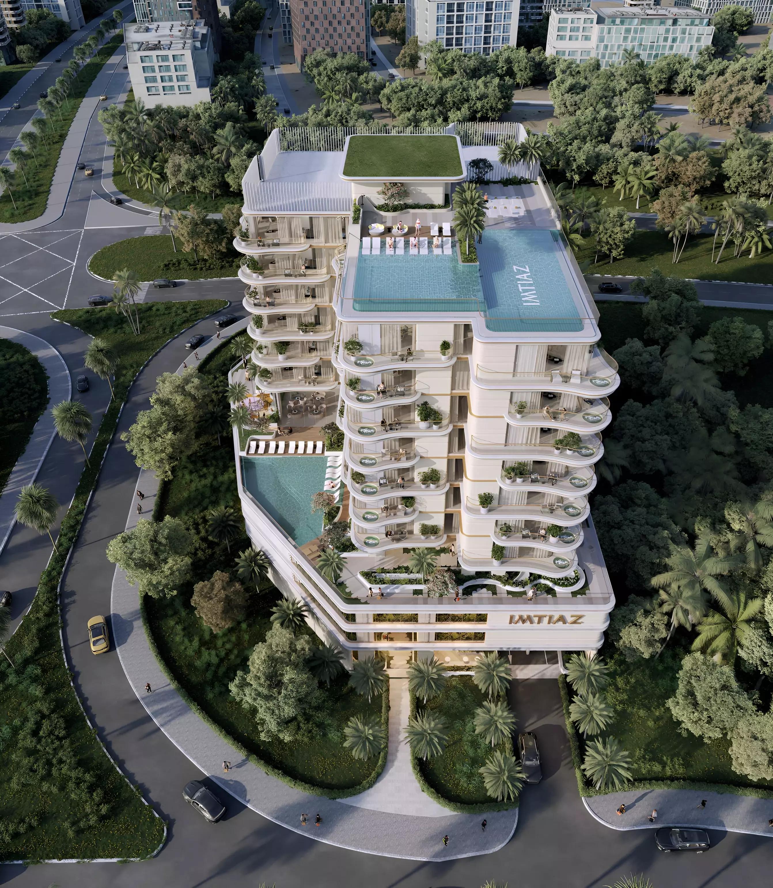 Beach Walk Residences 4 exterior facade, Dubai Islands
