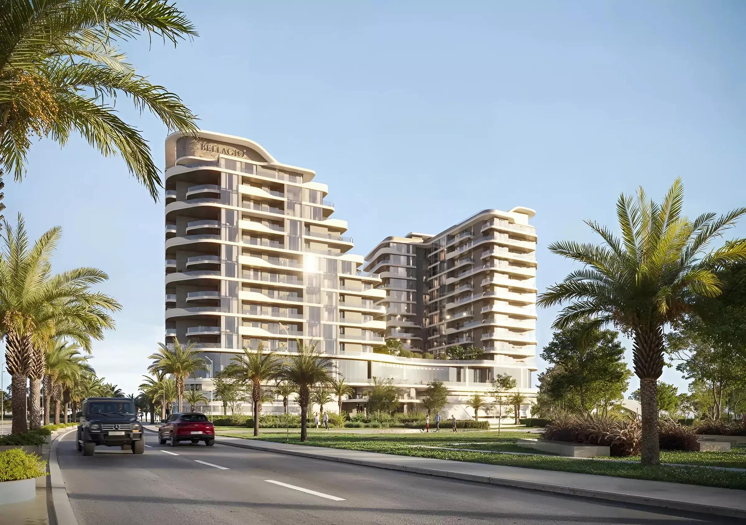 Bellagio by Sunrise apartment interior living area, Wasl Gate