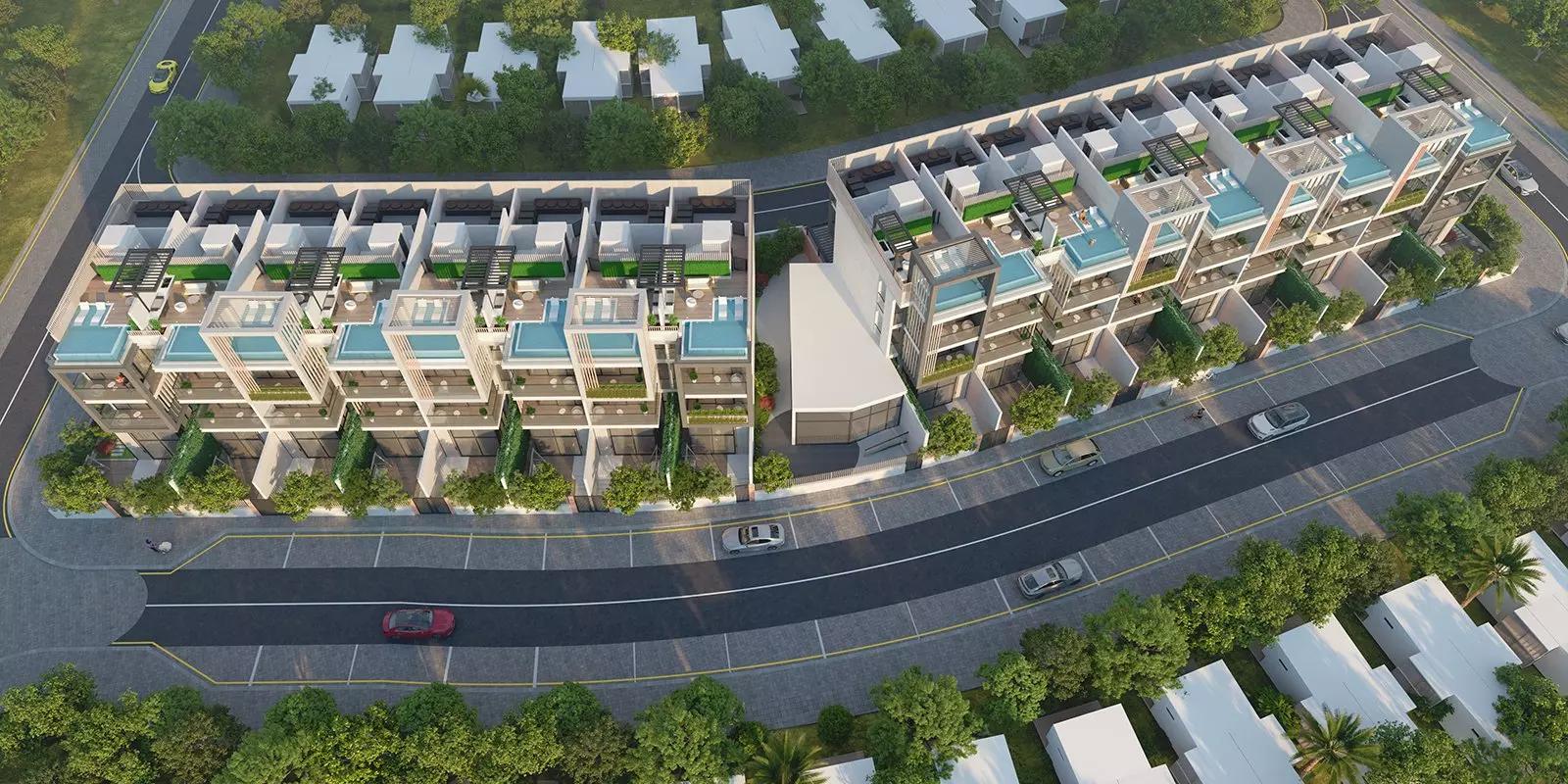 La Perla Homes 10 townhouse interior living space, JVC, Dubai