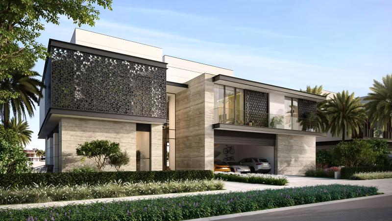 Beach and Coral Collection villa exterior on Frond C, Palm Jebel Ali, Dubai