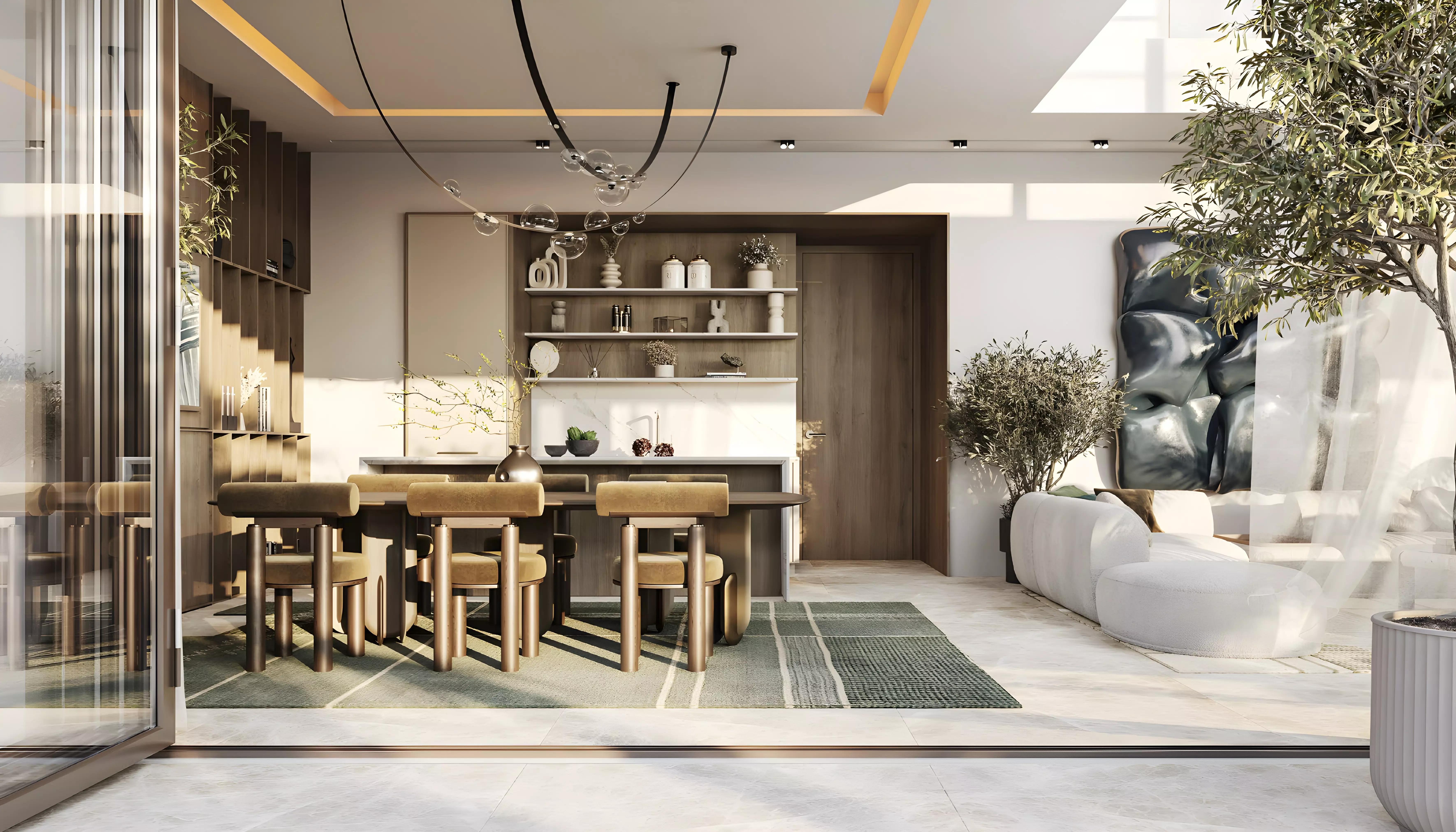 Palmiera 3 villa outdoor living space, The Oasis by Emaar, Dubai