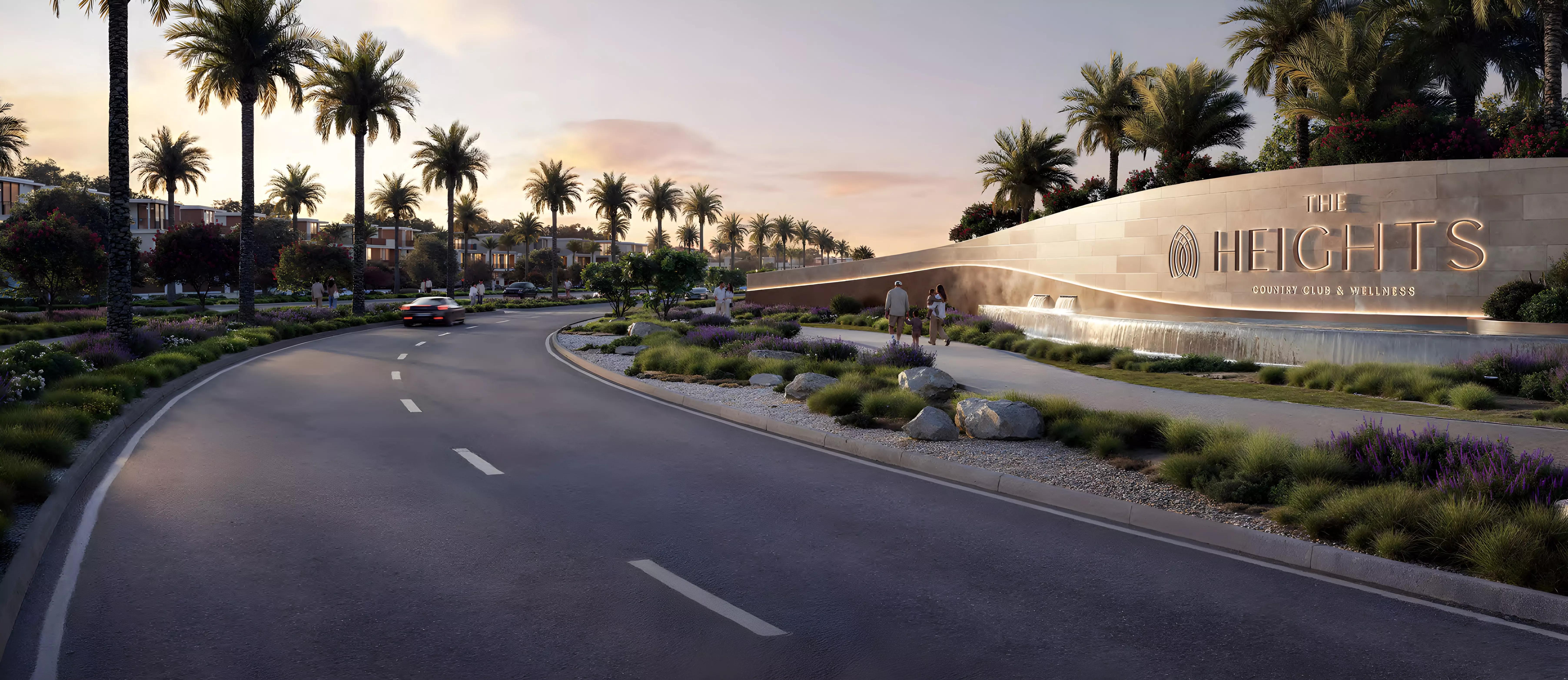 Living area interior at The Alba Residences, Palm Jumeirah