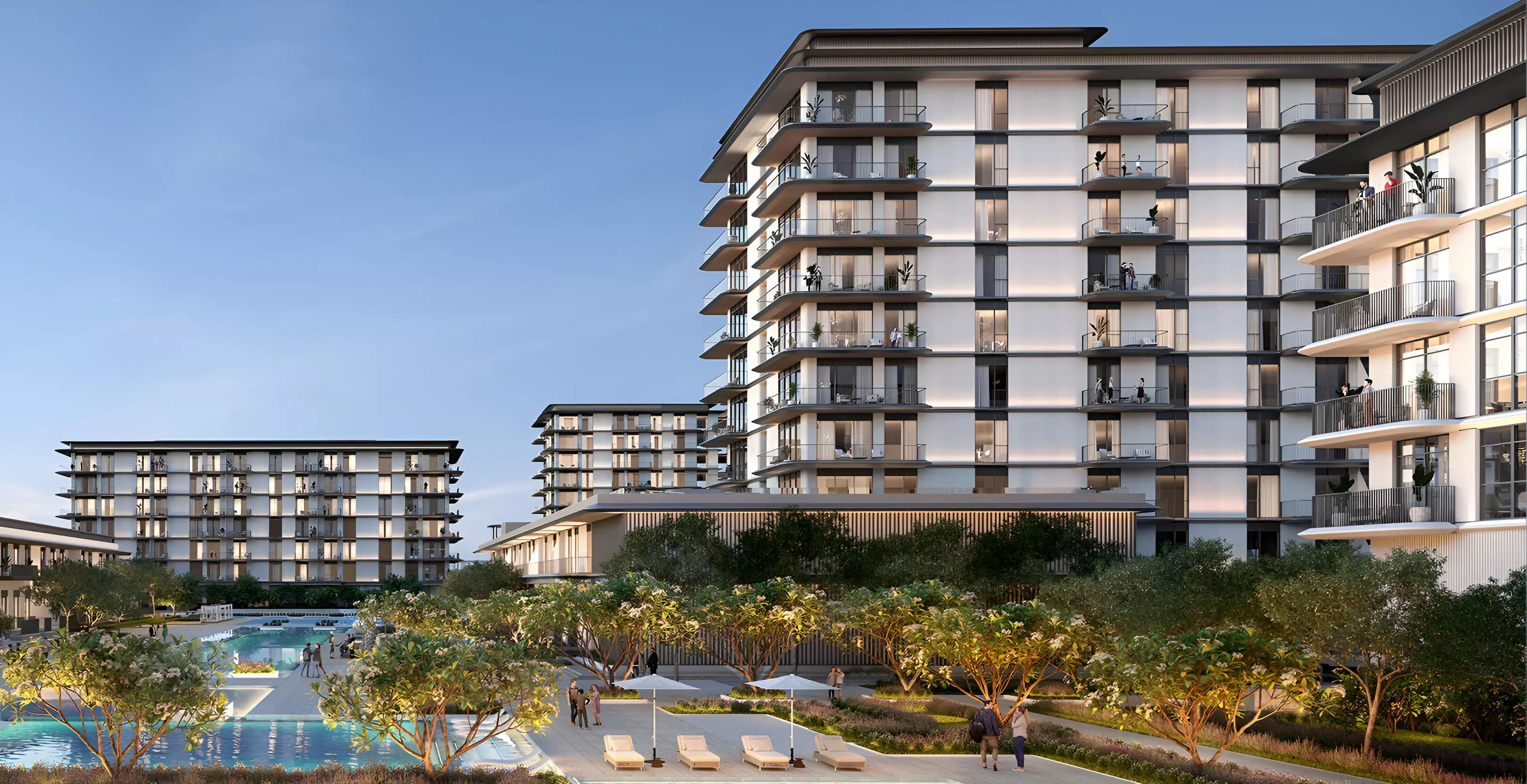 Ocean Point 1 waterfront exterior view, Mina Rashid, Dubai