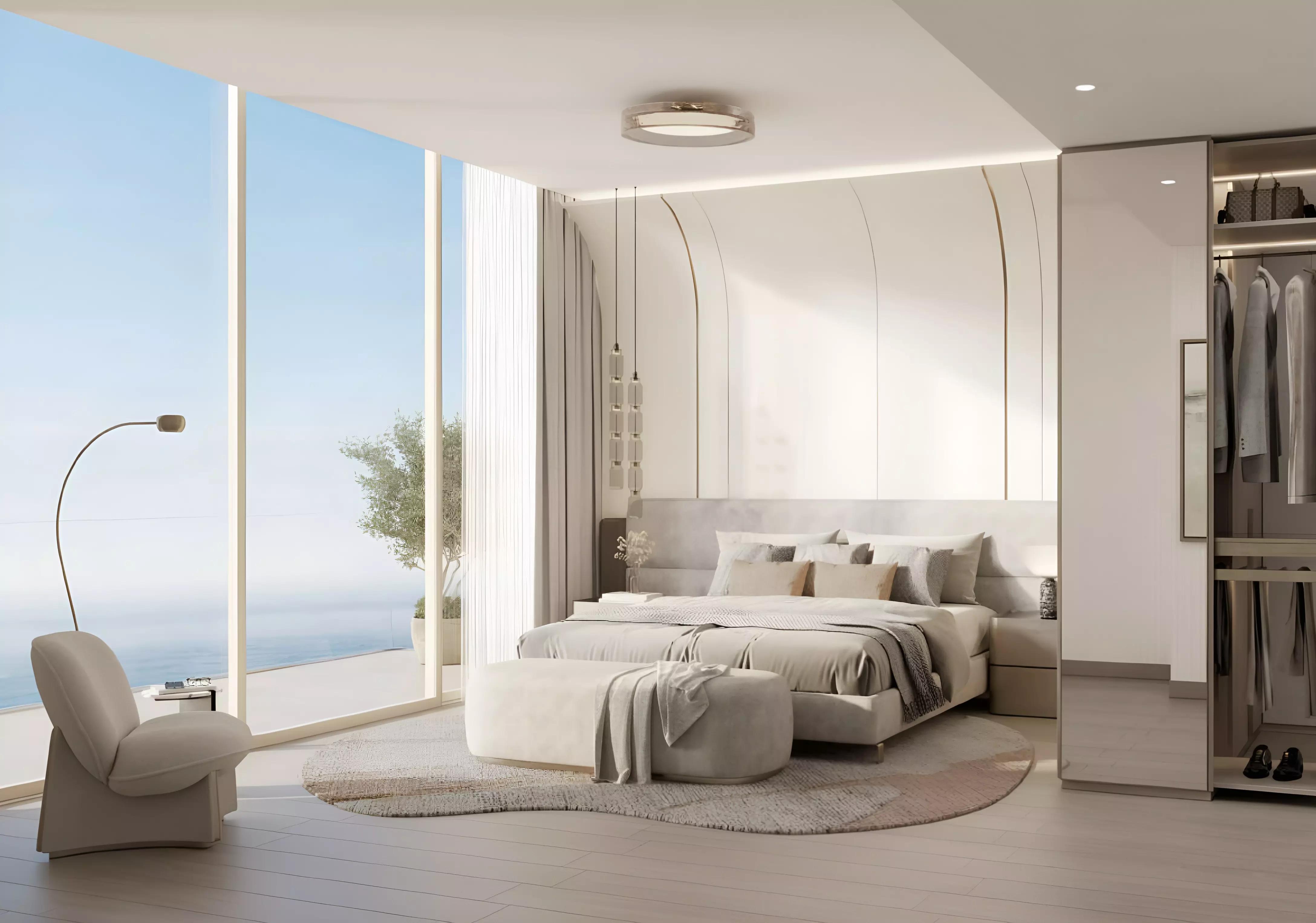 Meriva Sunset bedroom interior, Dubai Islands