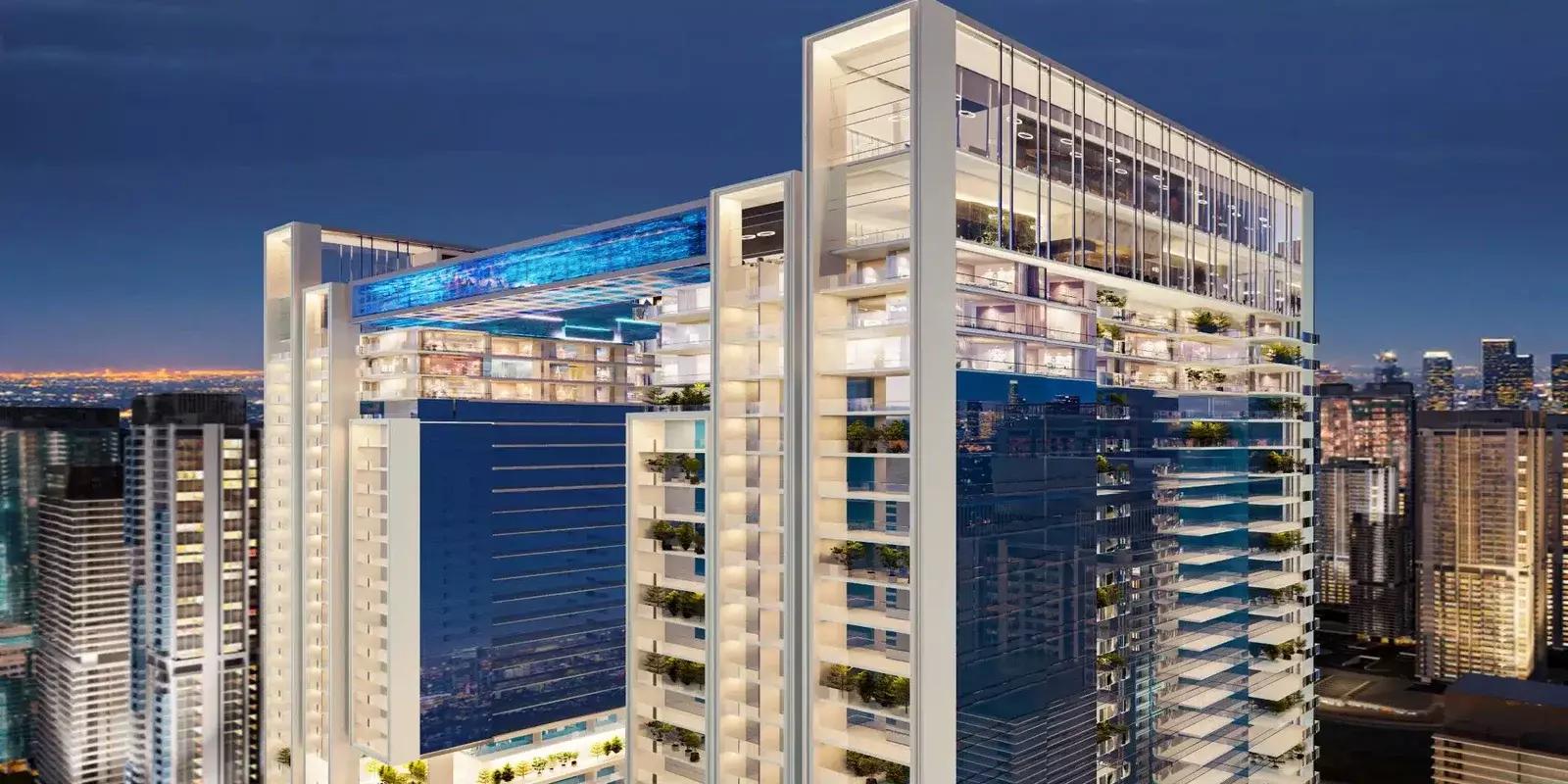 Viewz Phase 2 by Danube shared pool deck, JLT, Dubai