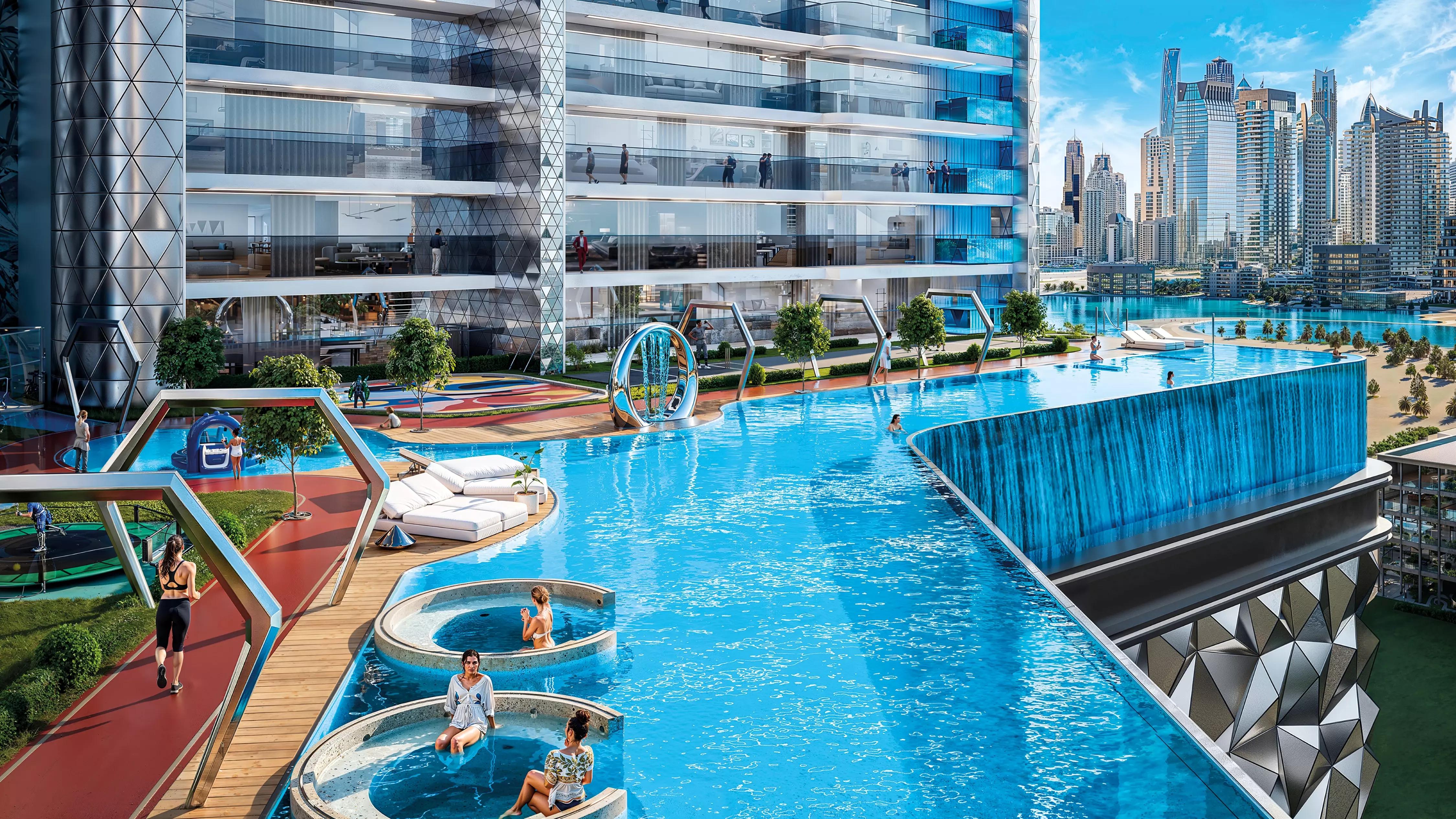 Diamondz indoor swimming pool amenity, JLT