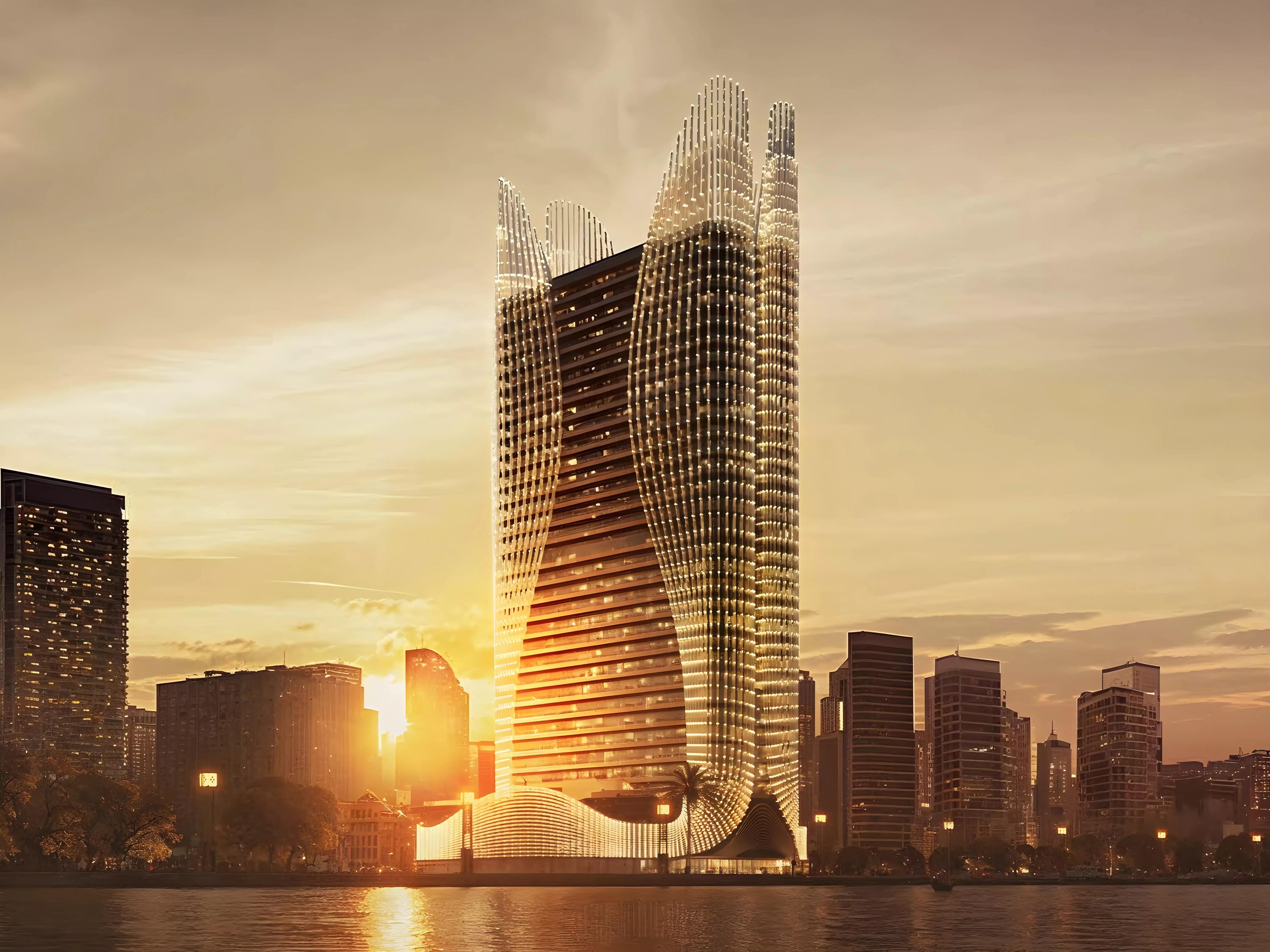 Binghatti Skyhall residential interior, Business Bay, Dubai
