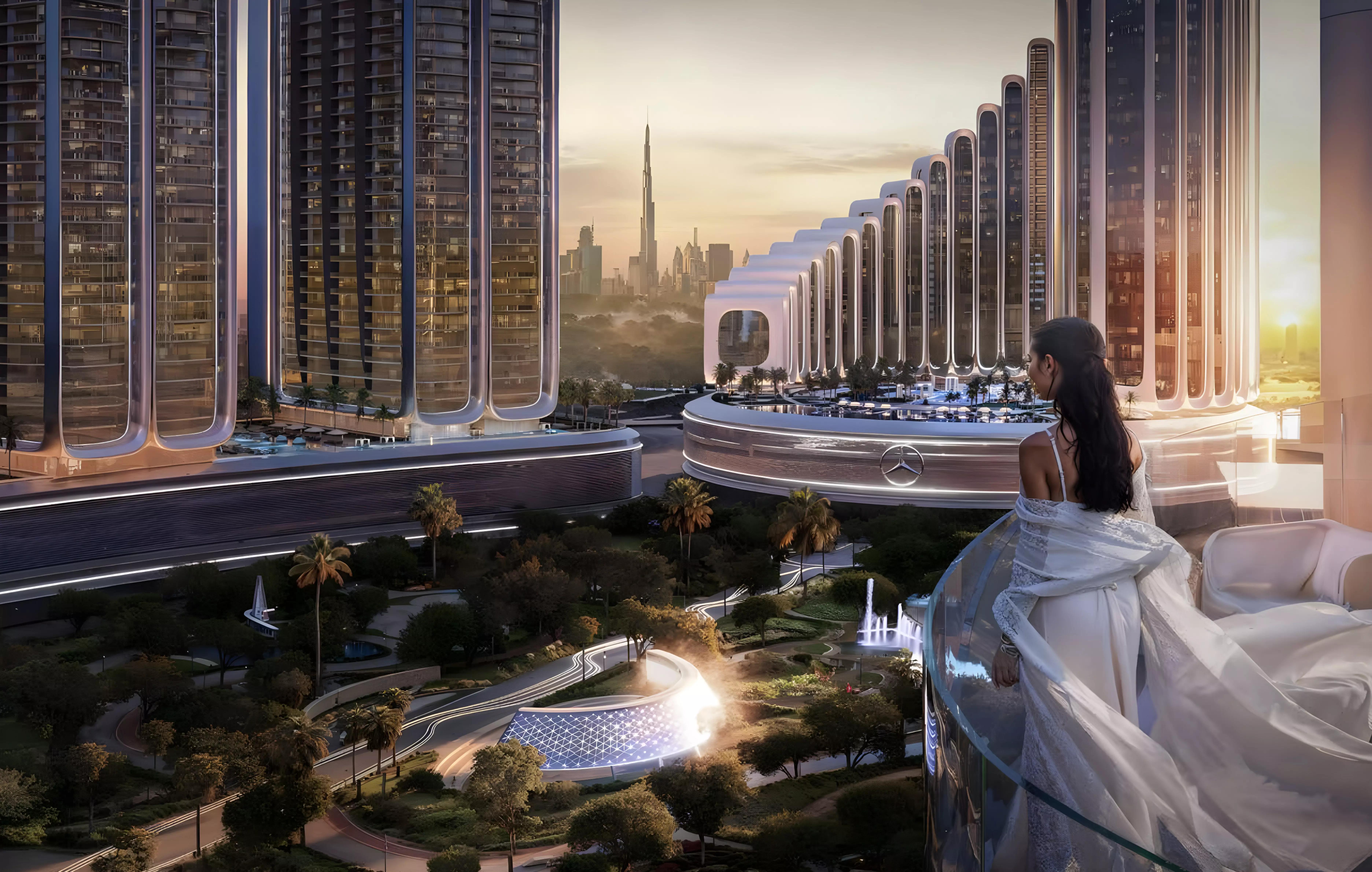 Indoor swimming pool at Mercedes-Benz AMG Vision, Nad Al Sheba