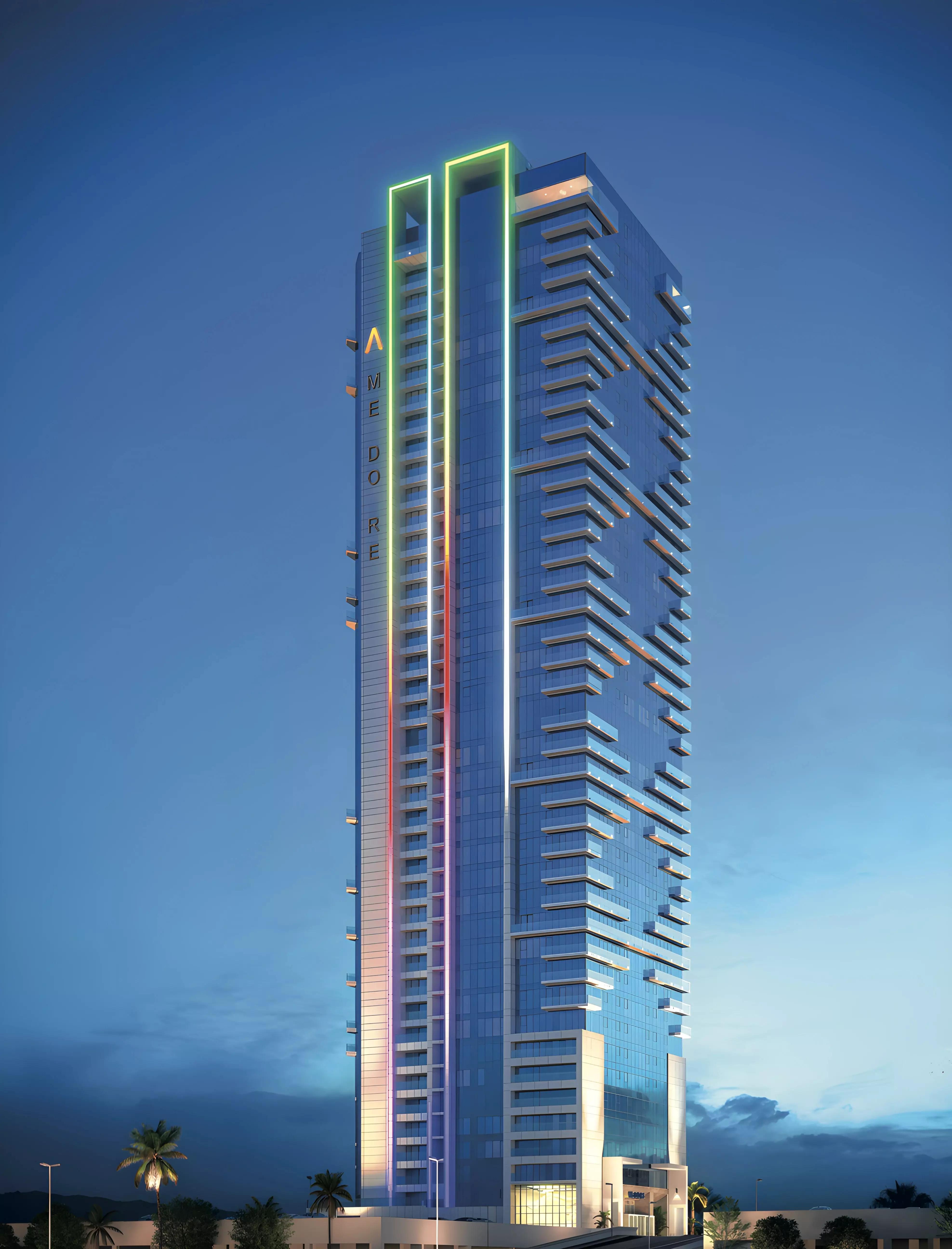 Me Do Re building amenity space, Jumeirah Lake Towers