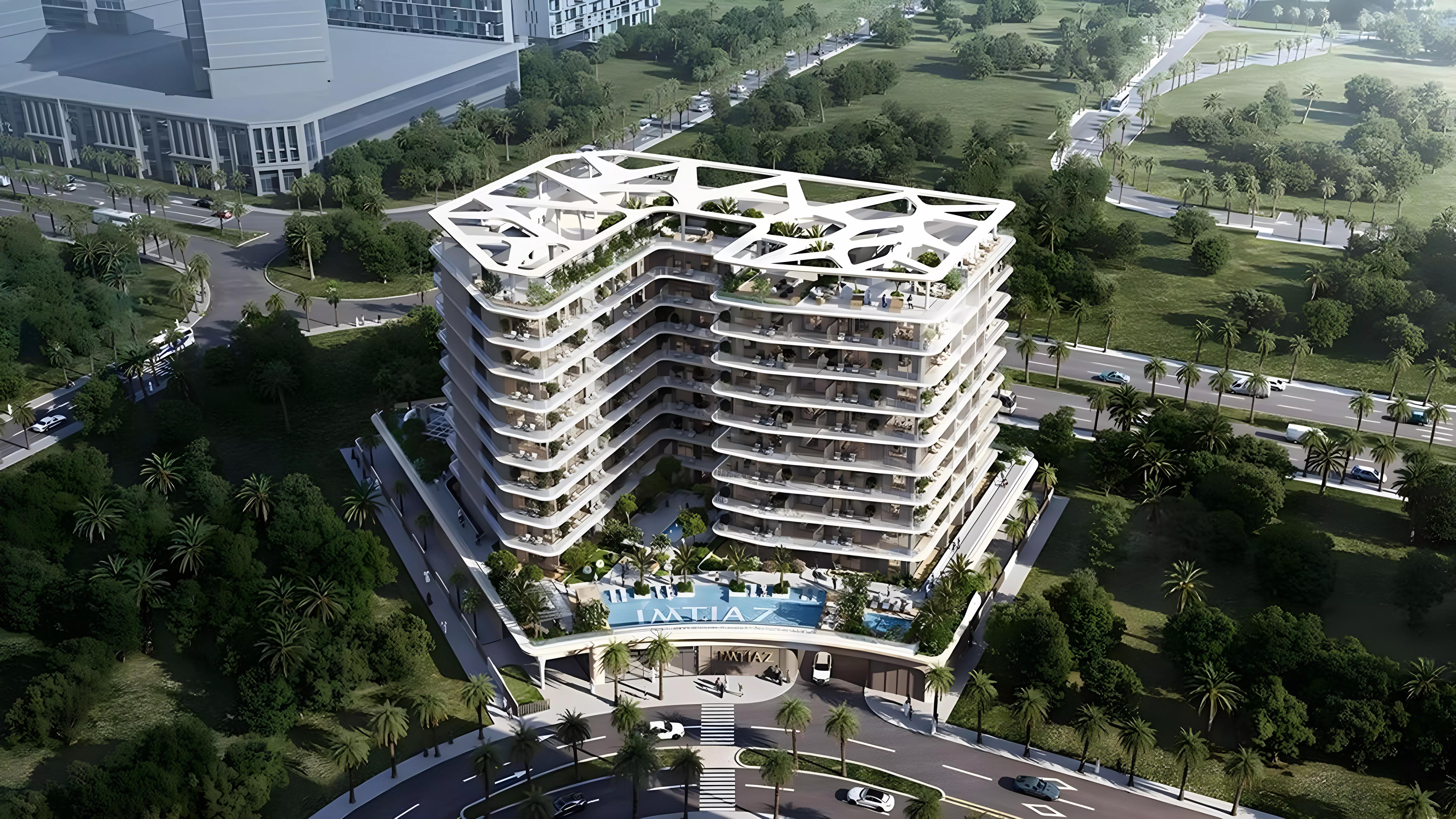 Inara Residence exterior building facade, Dubai South, Dubai
