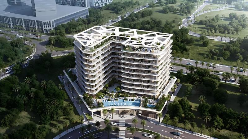 Inara Residence exterior building facade, Dubai South, Dubai
