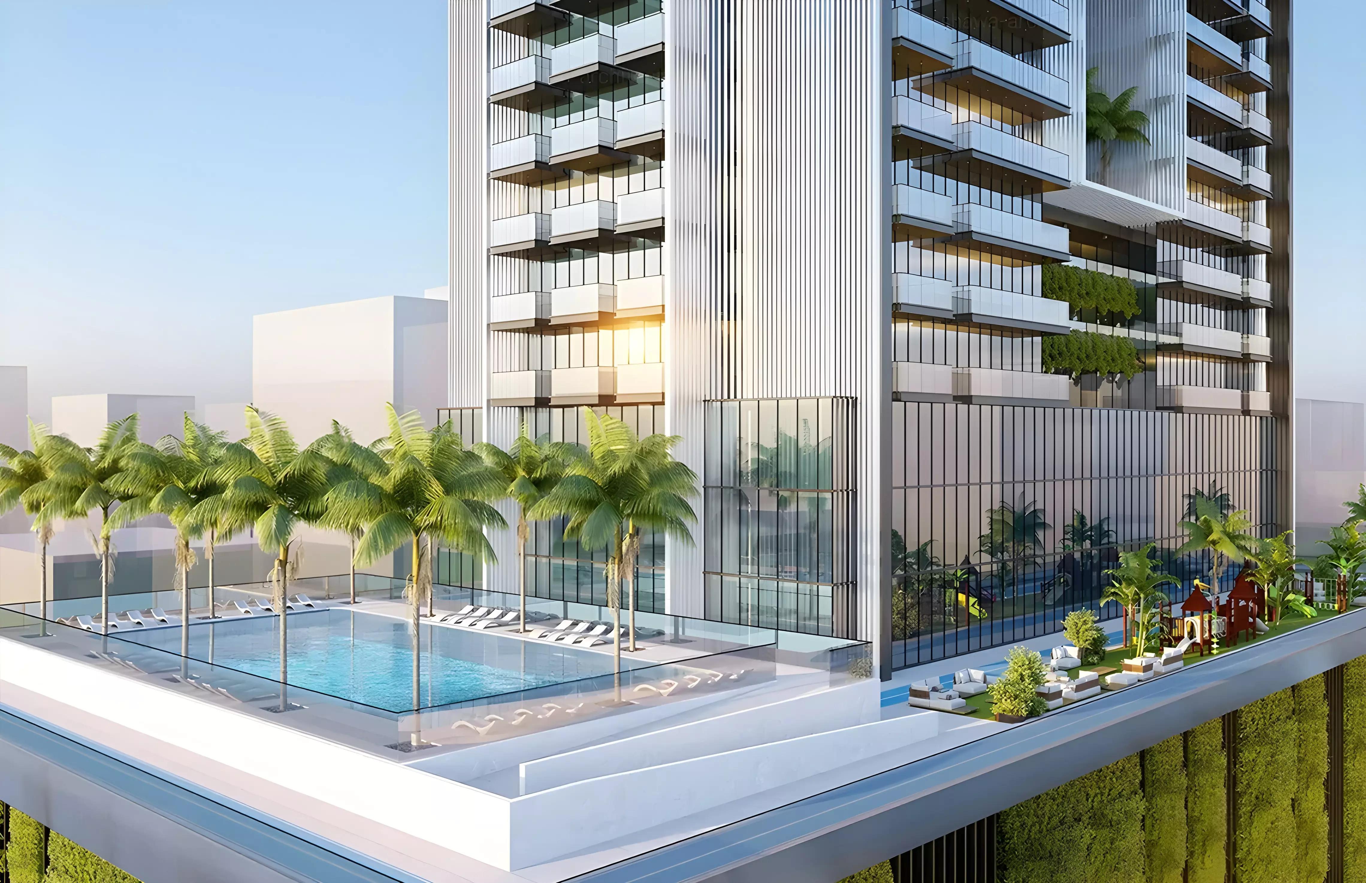 Sky Gate Tower interior apartment view, JVT, Dubai