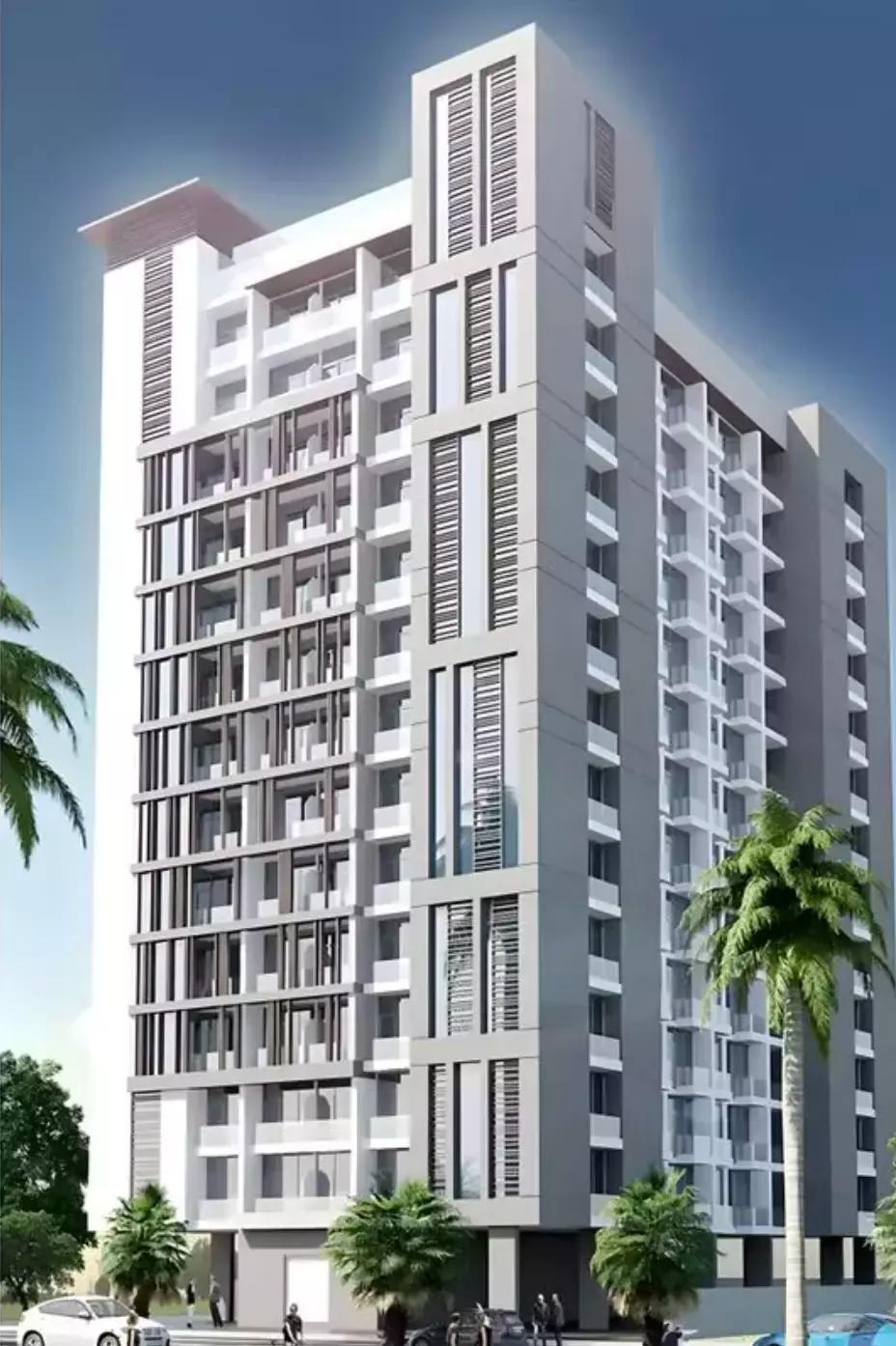 Building entrance and lobby area at Arabian Gate 1, Dubai Land Residence Complex