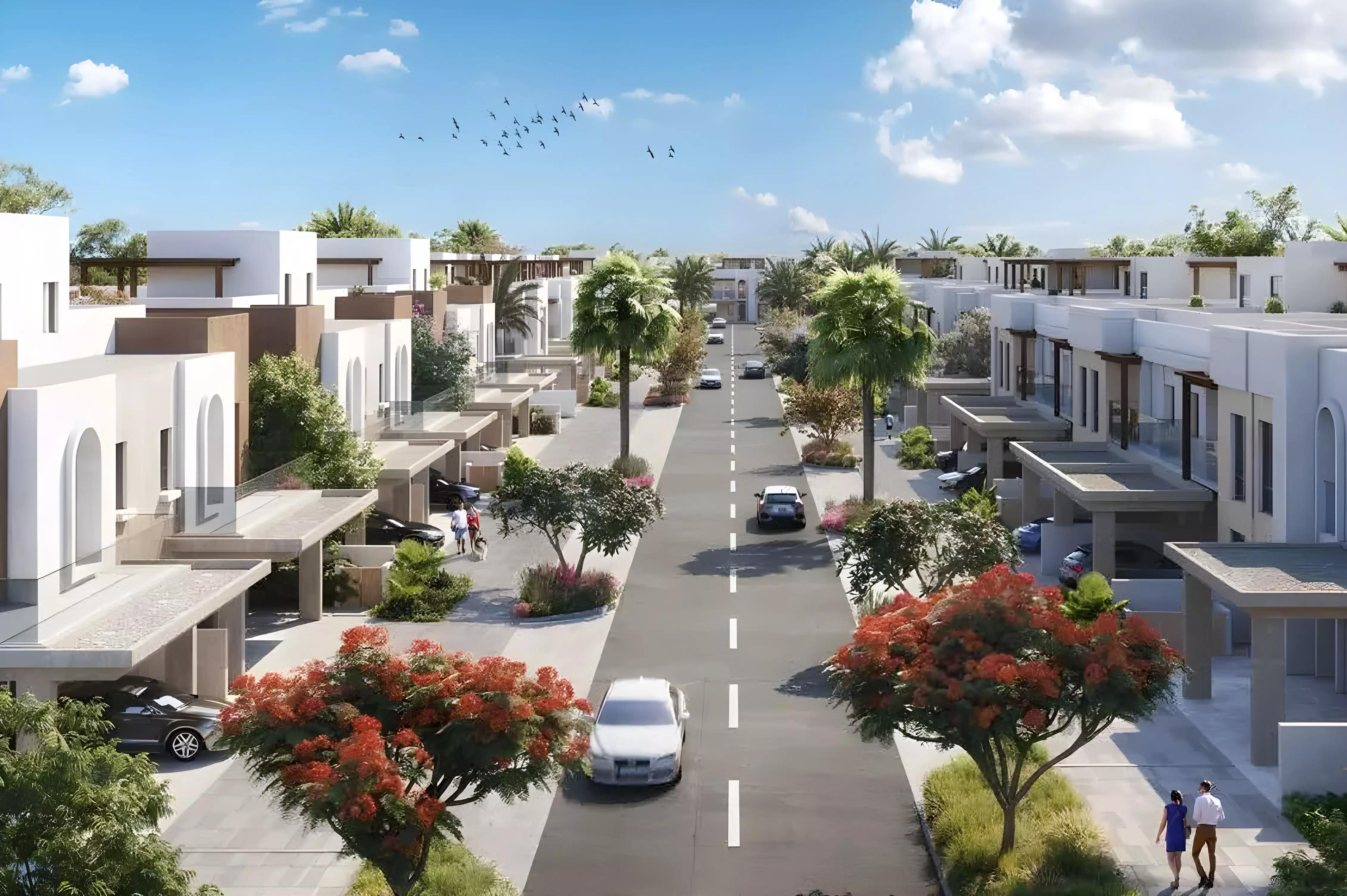 Hayat Residences Phase 2 community pathway, Dubai South