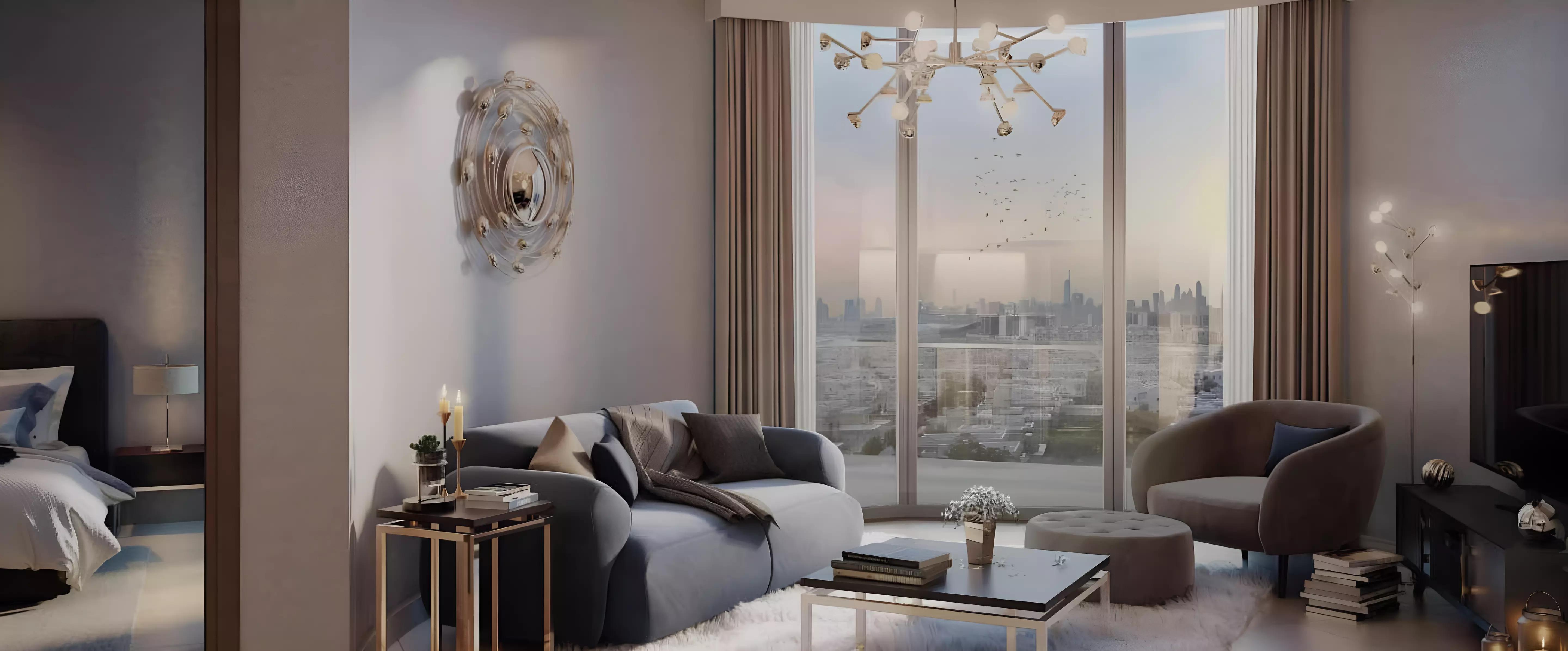 Sunbliss Residence lobby interior, Al Furjan