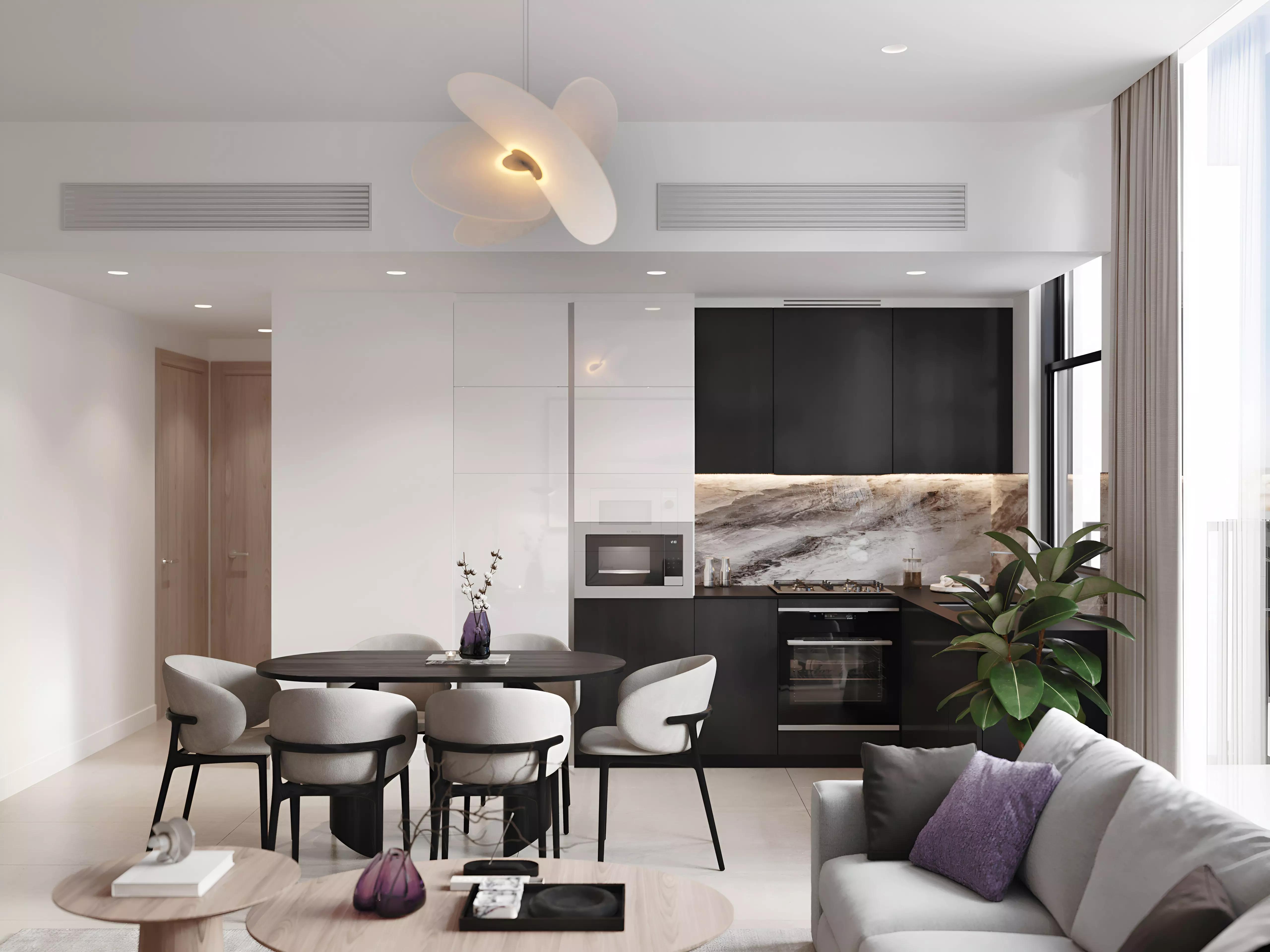Restaurant/dining space at Alta View Skyhomes