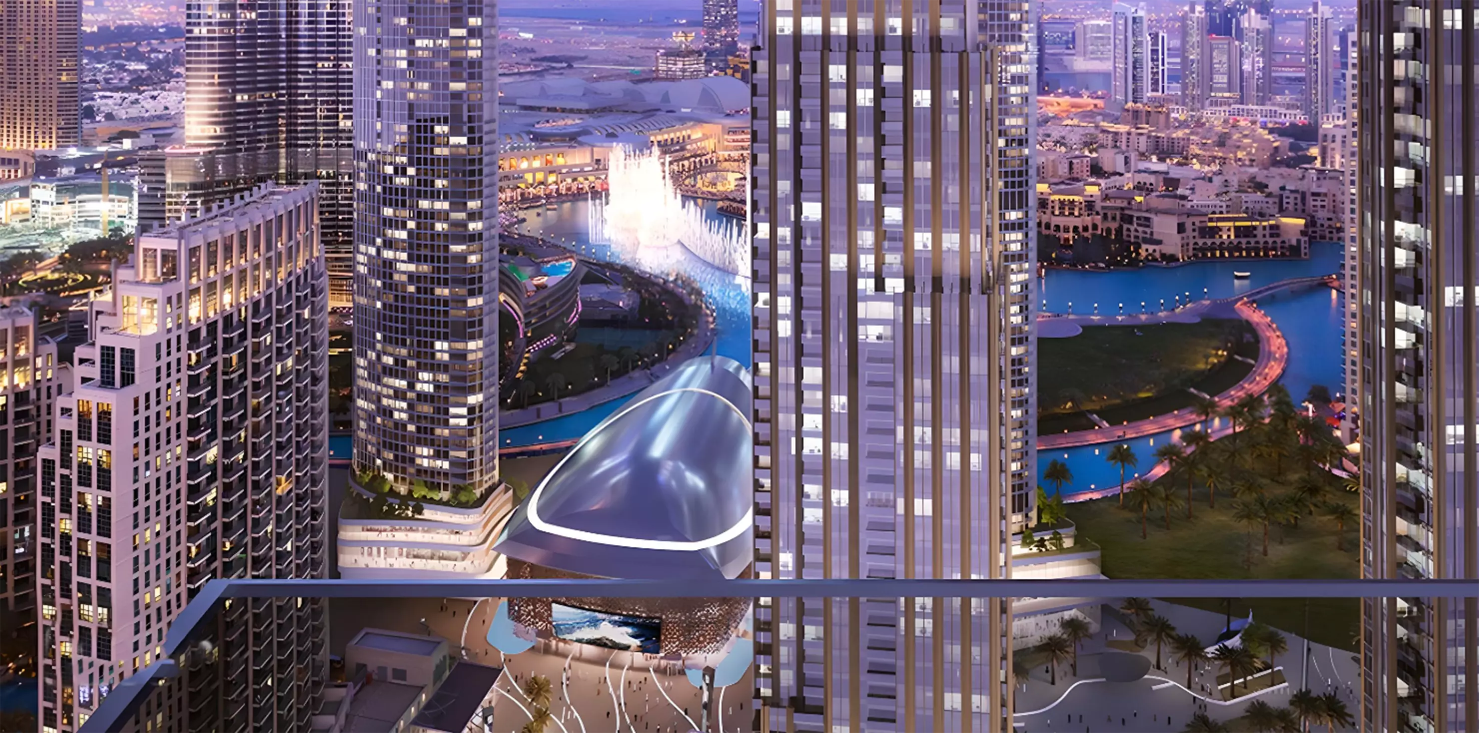 Forte Phase 2 bedroom interior, Downtown Dubai