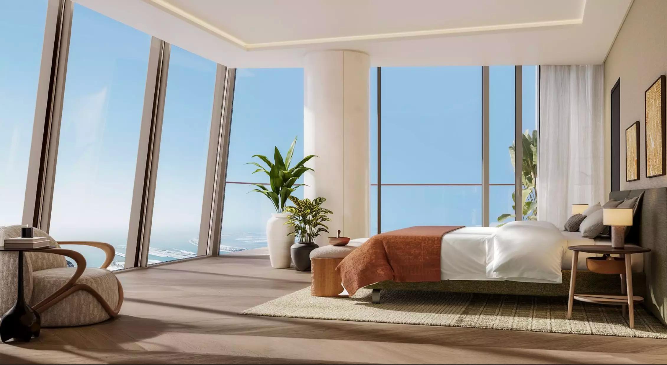Six Senses Residences Dubai Marina pool area